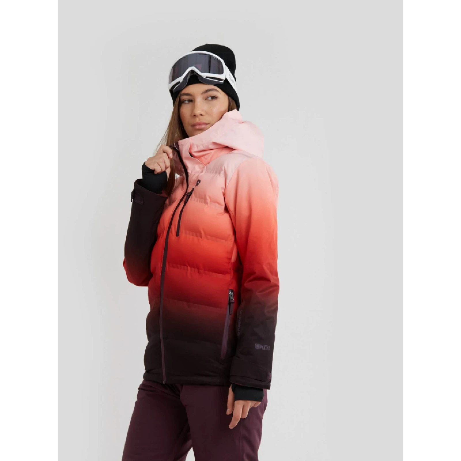 Dámska lyžiarska bunda FUNDANGO Pumila Padded Jacket-354-sugar coral · záber 3