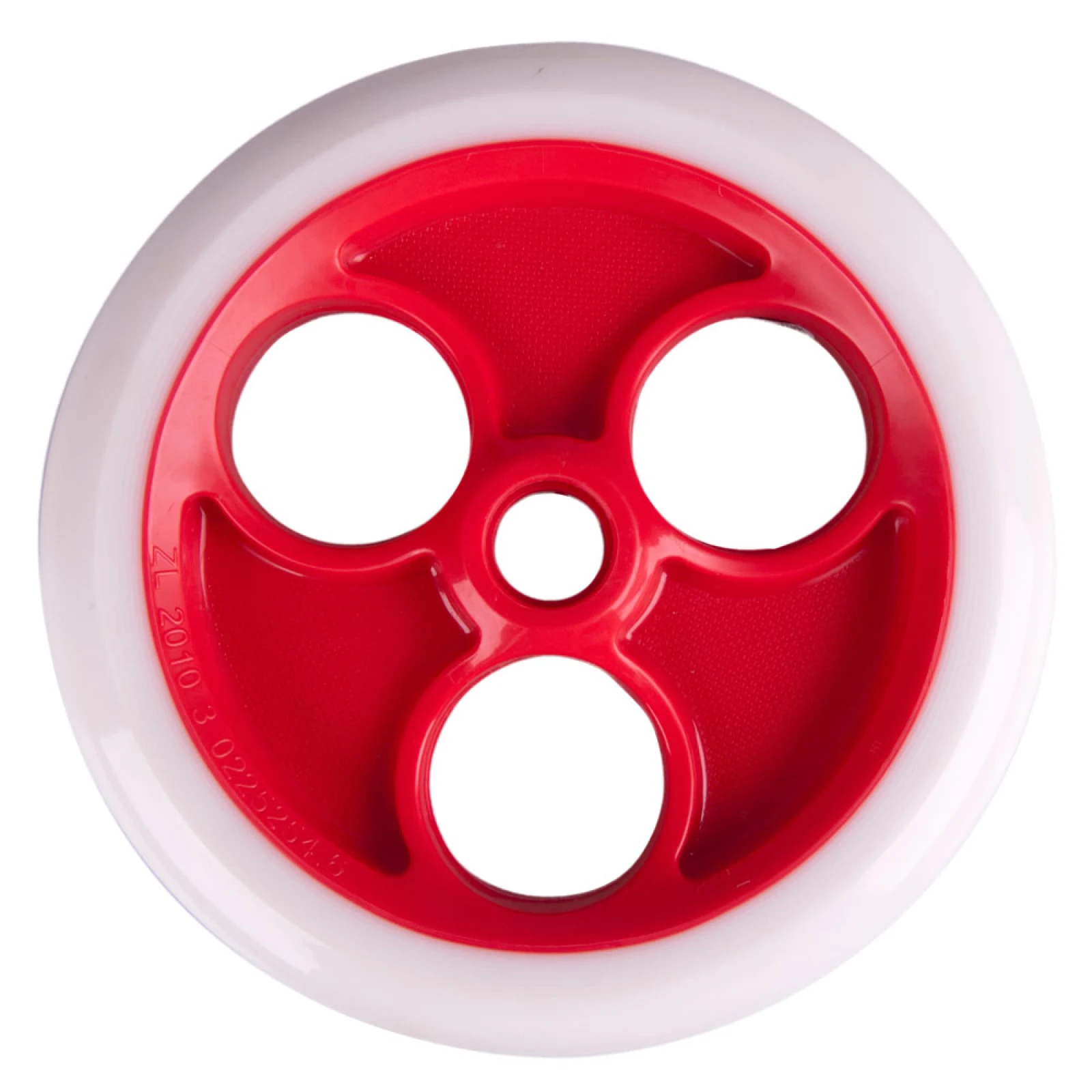 Spartan Přední kolečko 230x33mm pro koloběžku Jumbo 2 bielo-červená · záber 1