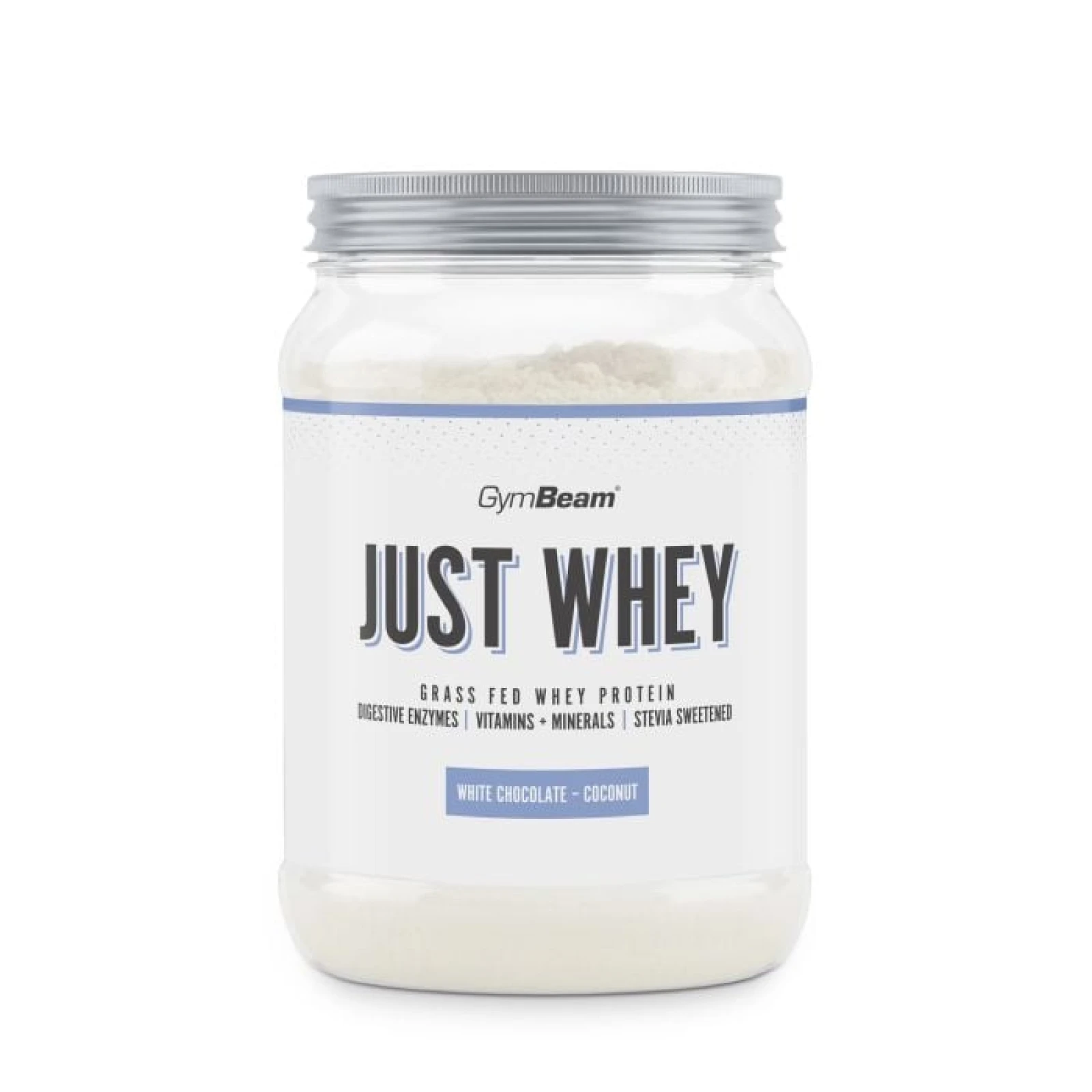 GymBeam Just Whey biela čokoláda kokos · záber 2