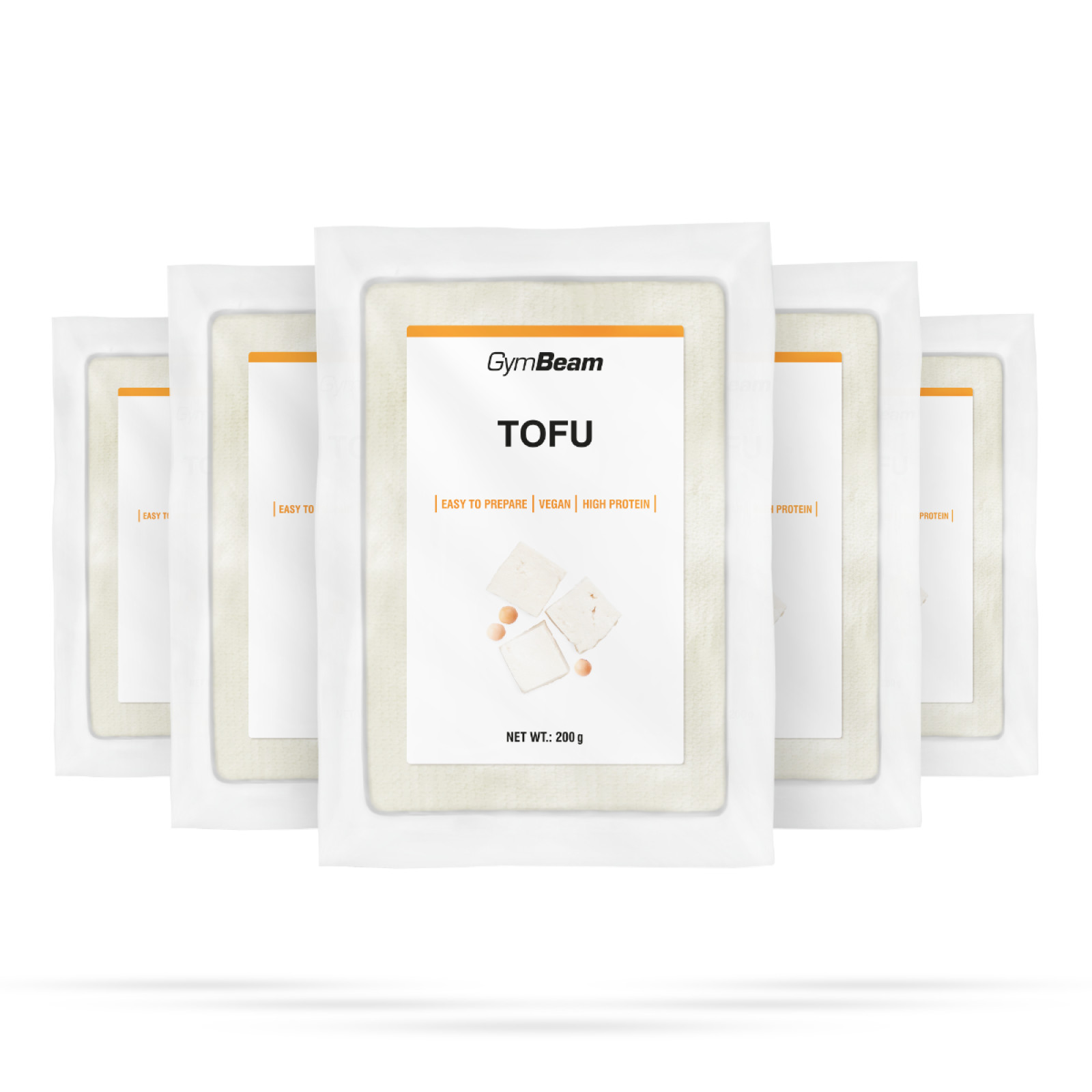 GymBeam Tofu - Příchuť: Bez příchuti | Hmotnost: 0,2 kg | Balení: 5 · záber 3