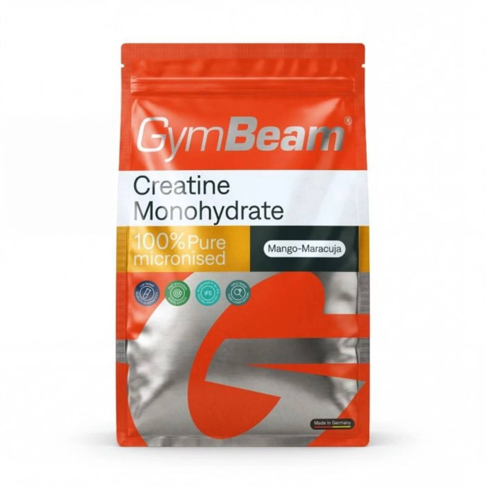 GymBeam 100 % Kreatín monohydrát mango marakuja · záber 6