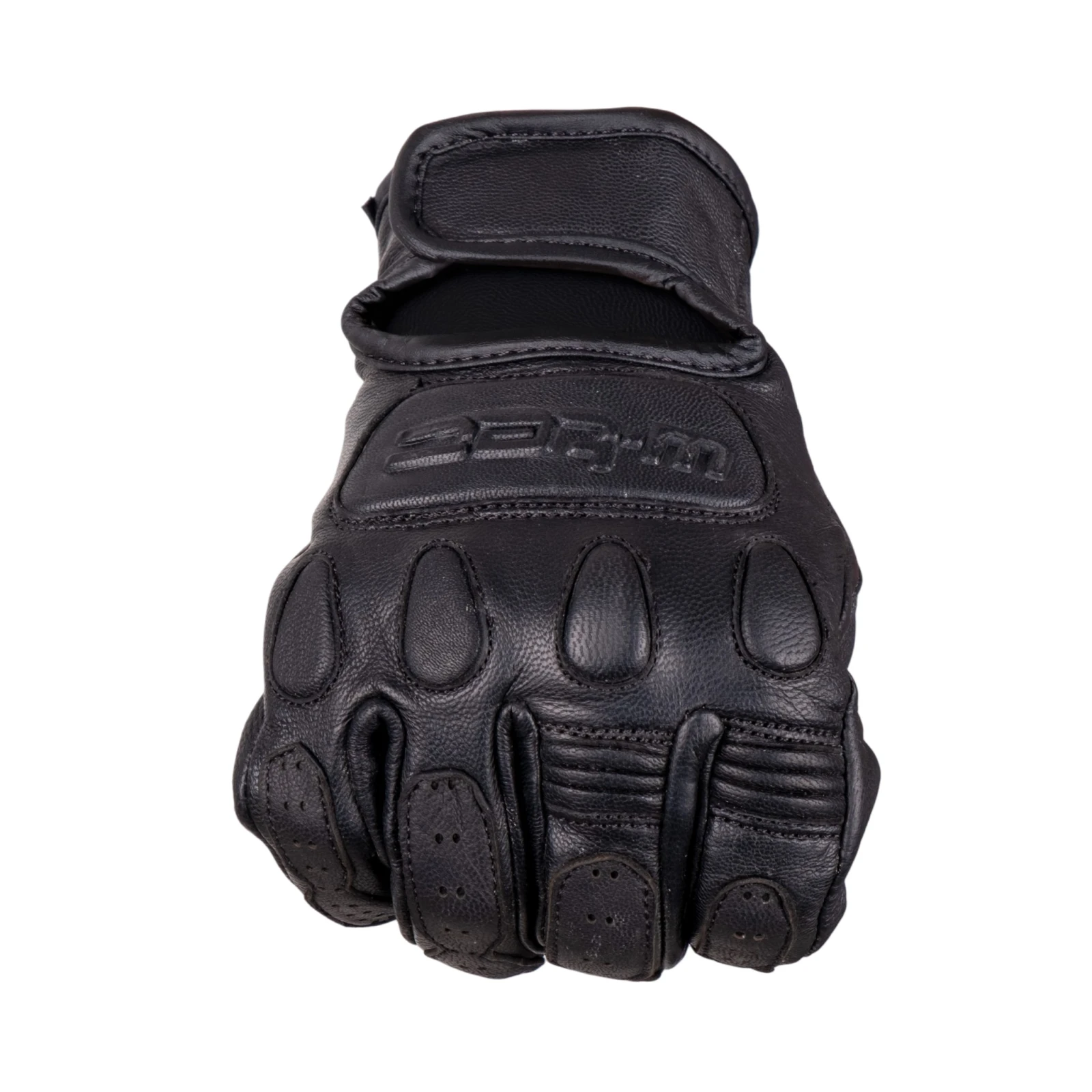 Kožené moto rukavice W-TEC Cherton II Farba čierna, · záber 4