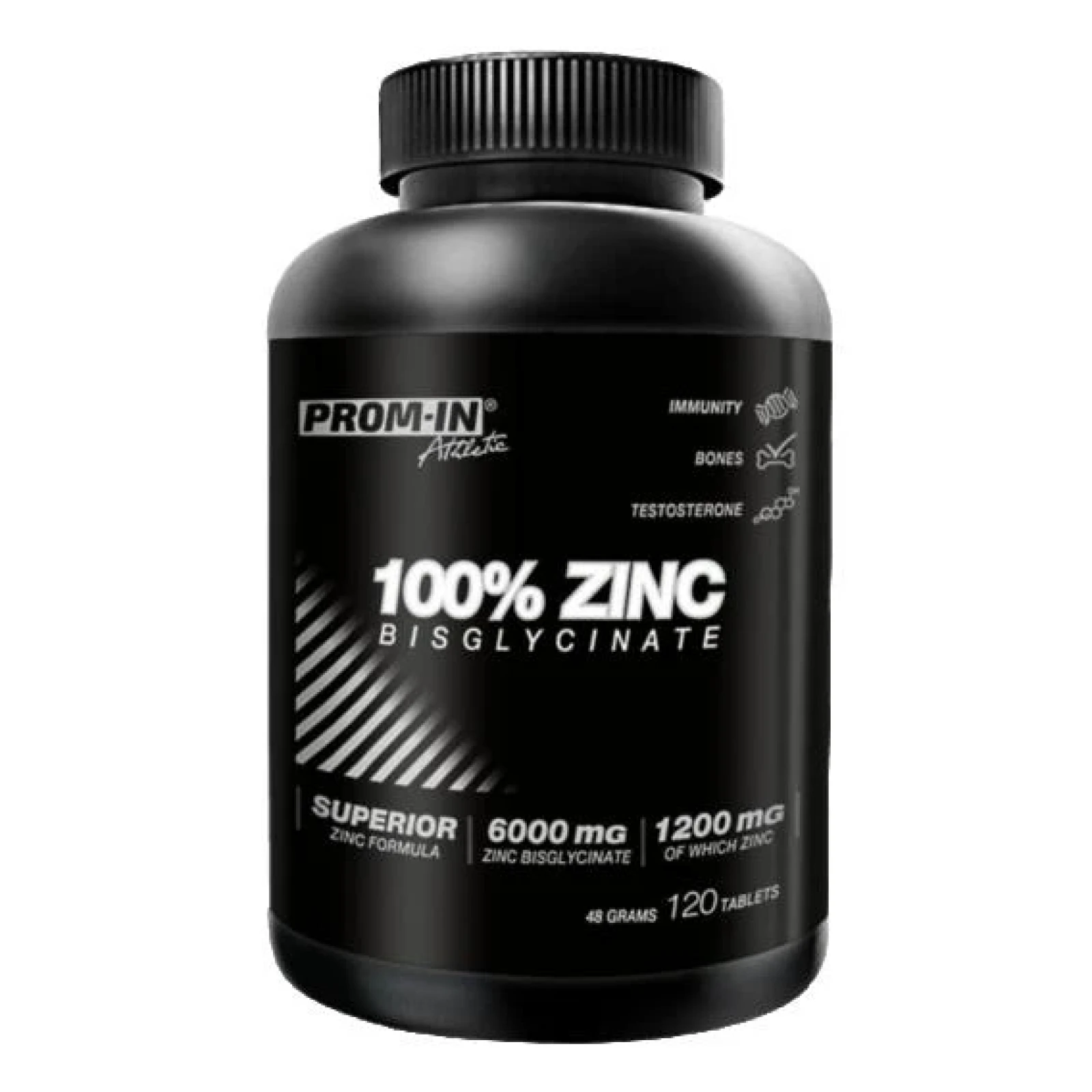 PROM-IN 100% Zinc Bisglycinate 120 tablet · záber 1