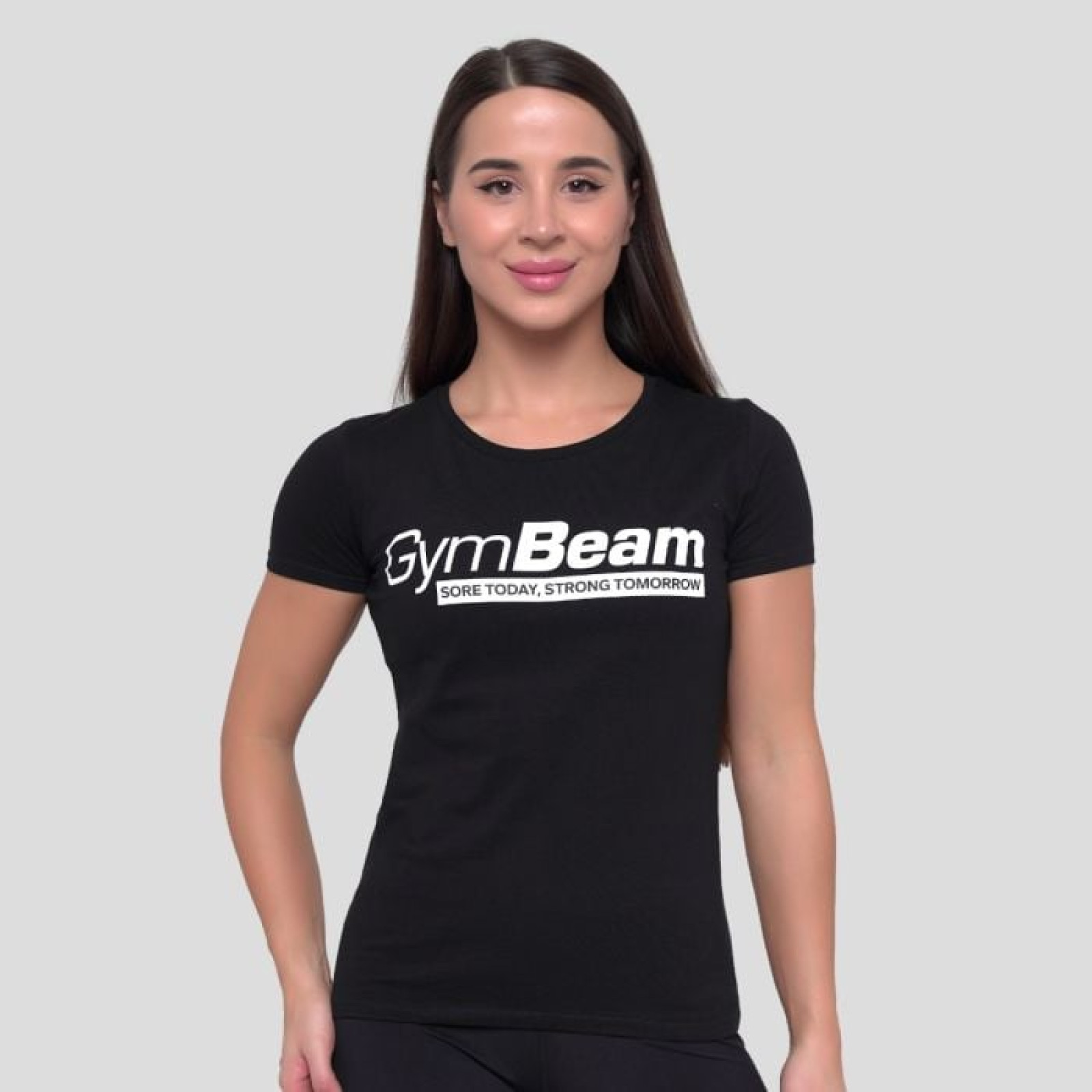 GymBeam Dámske tričko Strong Tomorrow Black XXL · záber 1