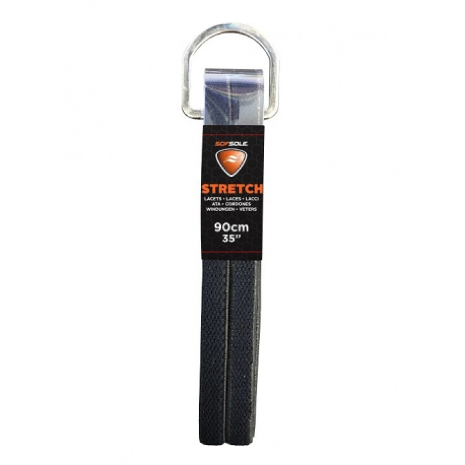 Šnúrky do topánok SOFSOLE STRETCH Black · záber 1