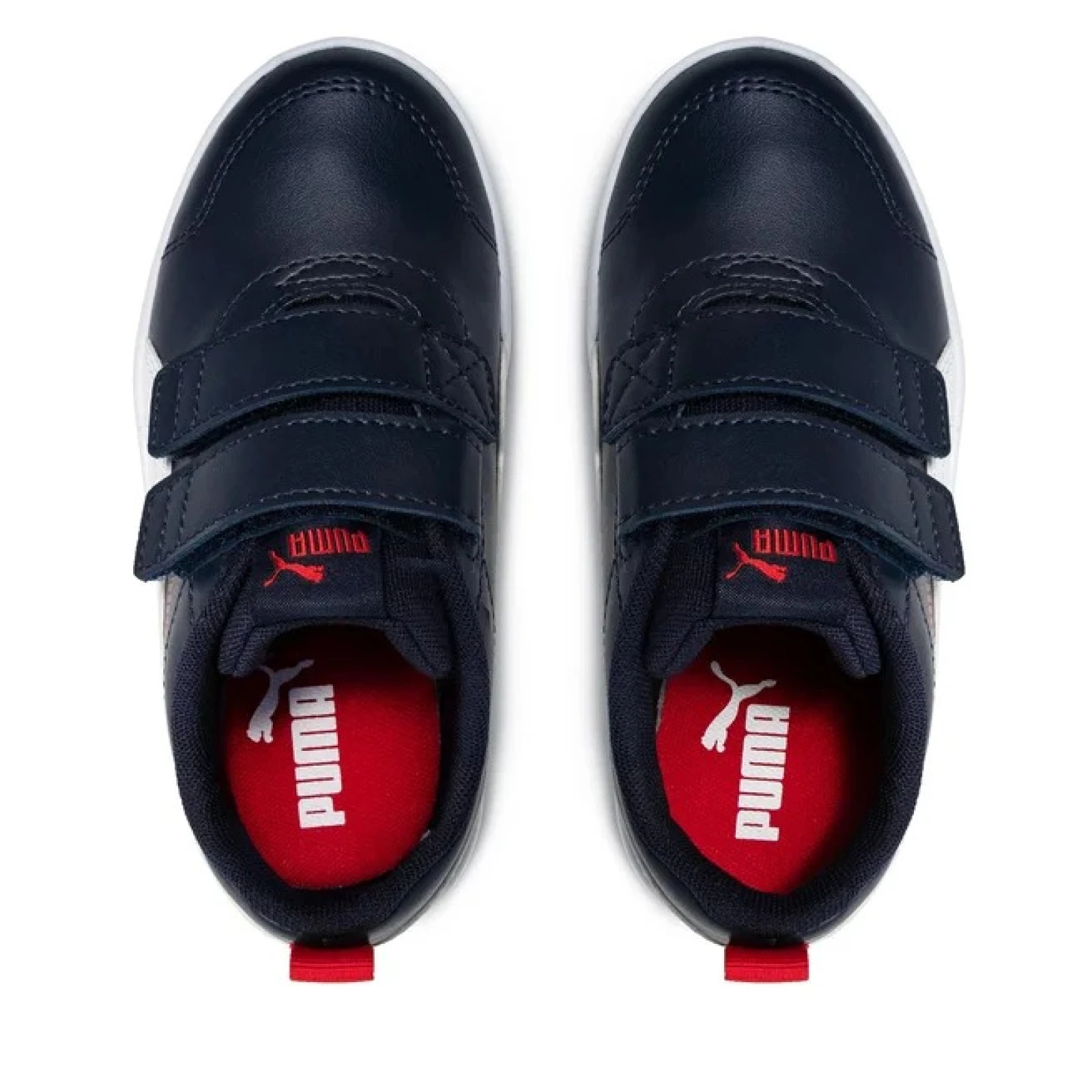 Puma Courtflex V2 V Ps - Veľkosť: 35 | Farba: modrá · záber 4