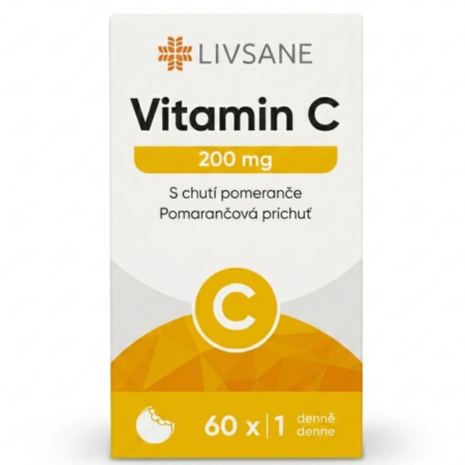 LIVSANE Vitamín C 200 mg 60 tabliet · záber 1