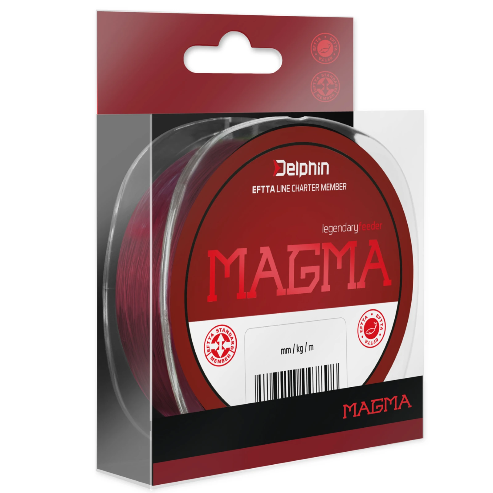 DELPHIN Magma Monofil bordový priemer 0,286mm, nosnosť 15lb, balenie 300m · záber 1