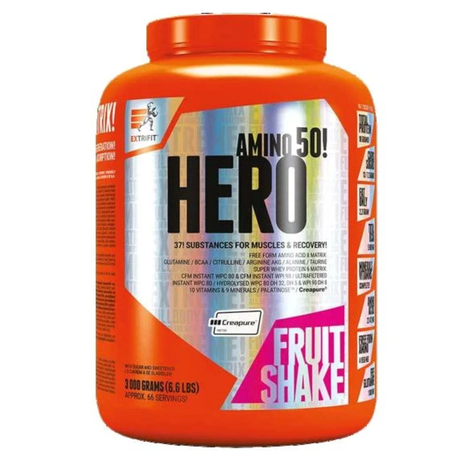 Extrifit Hero 3000g - Barva: Vícebarevná | Příchuť: Ovocný shake · záber 1