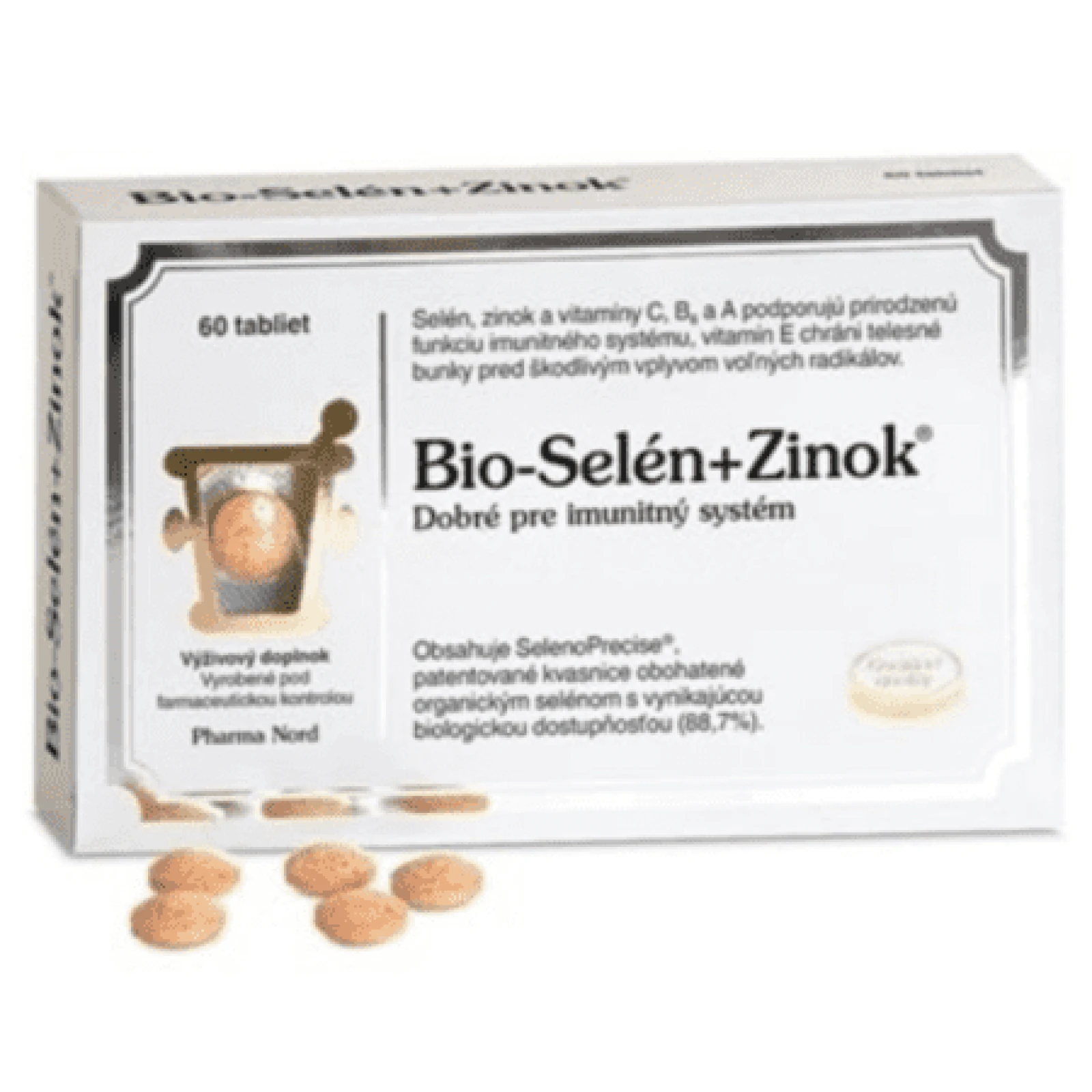 PHARMA NORD Bio selén zinok 60 tabliet · záber 1