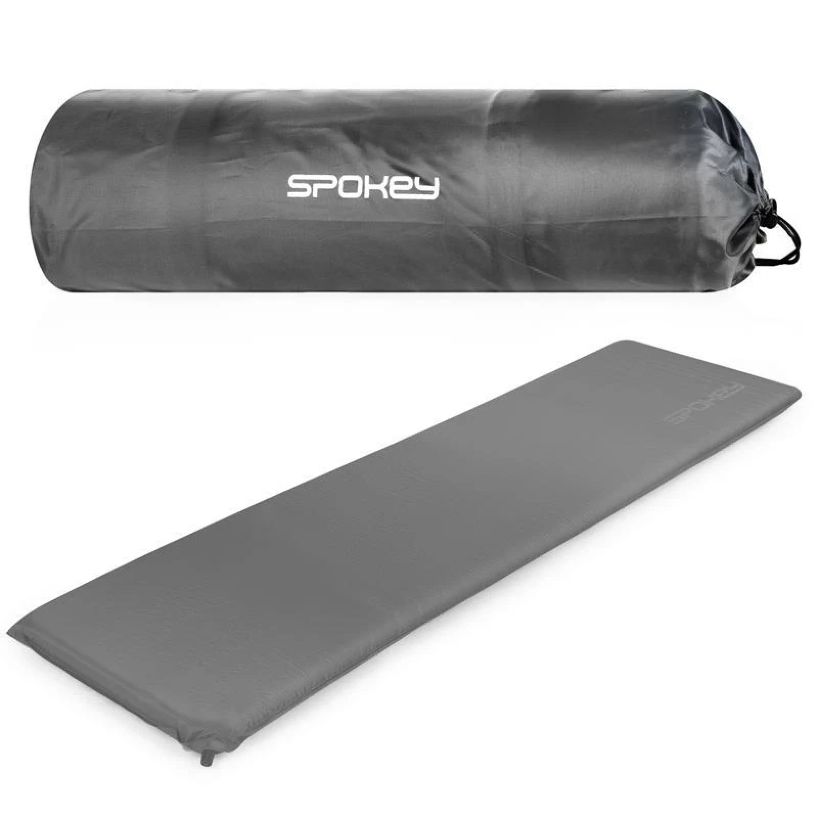 Samonafukovací karimatka SPOKEY FATTY Self-inflating sleeping mat, 180 x 50 x 5 cm, R-Value 3, grey · záber 1