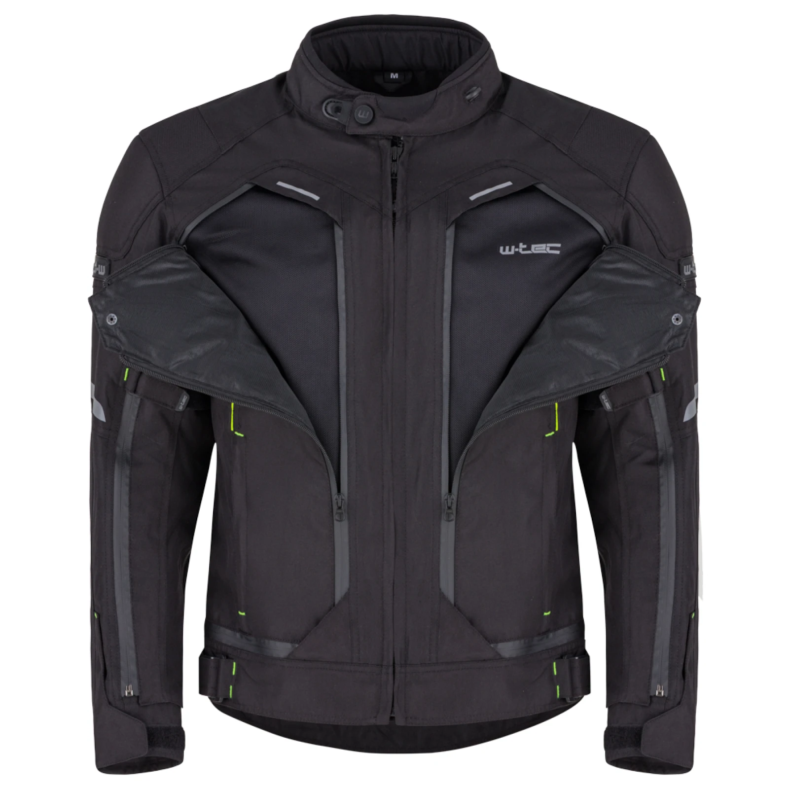 Pánska moto bunda W-TEC Progair Farba čierna-fluo, · záber 1