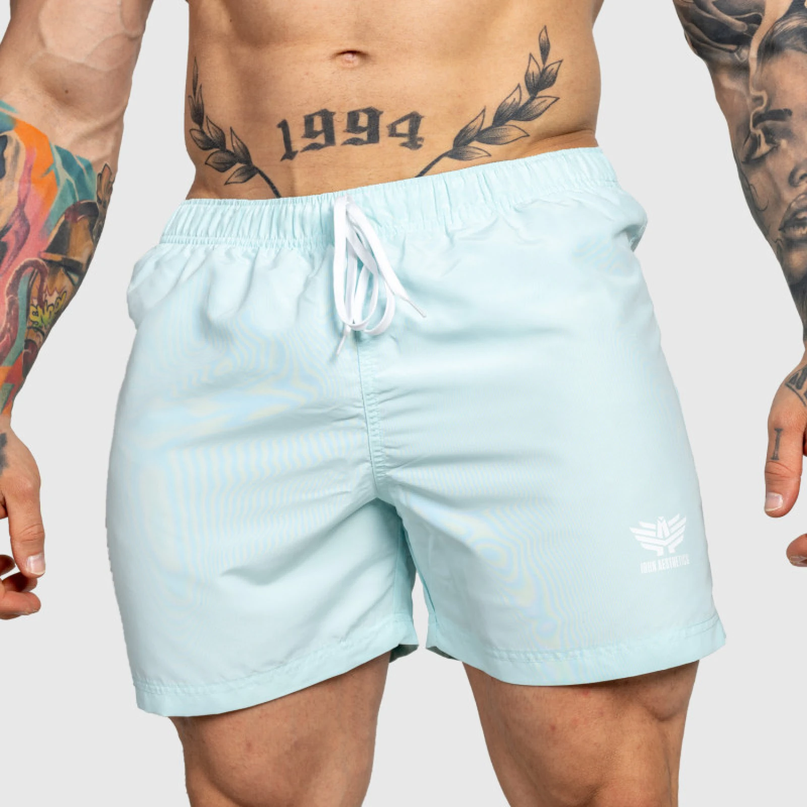 Pánske plavecké šortky Iron Aesthetics Sunshine, ice mint · záber 2