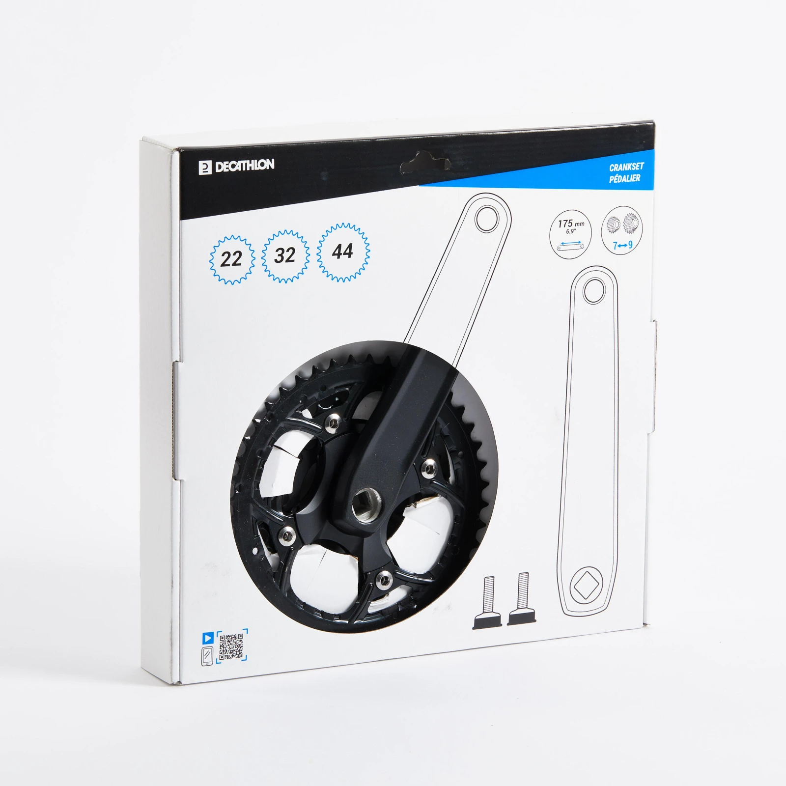 DECATHLON Trojprevodník na bicykel 7-8 a 9 rýchlostí bez · záber 2