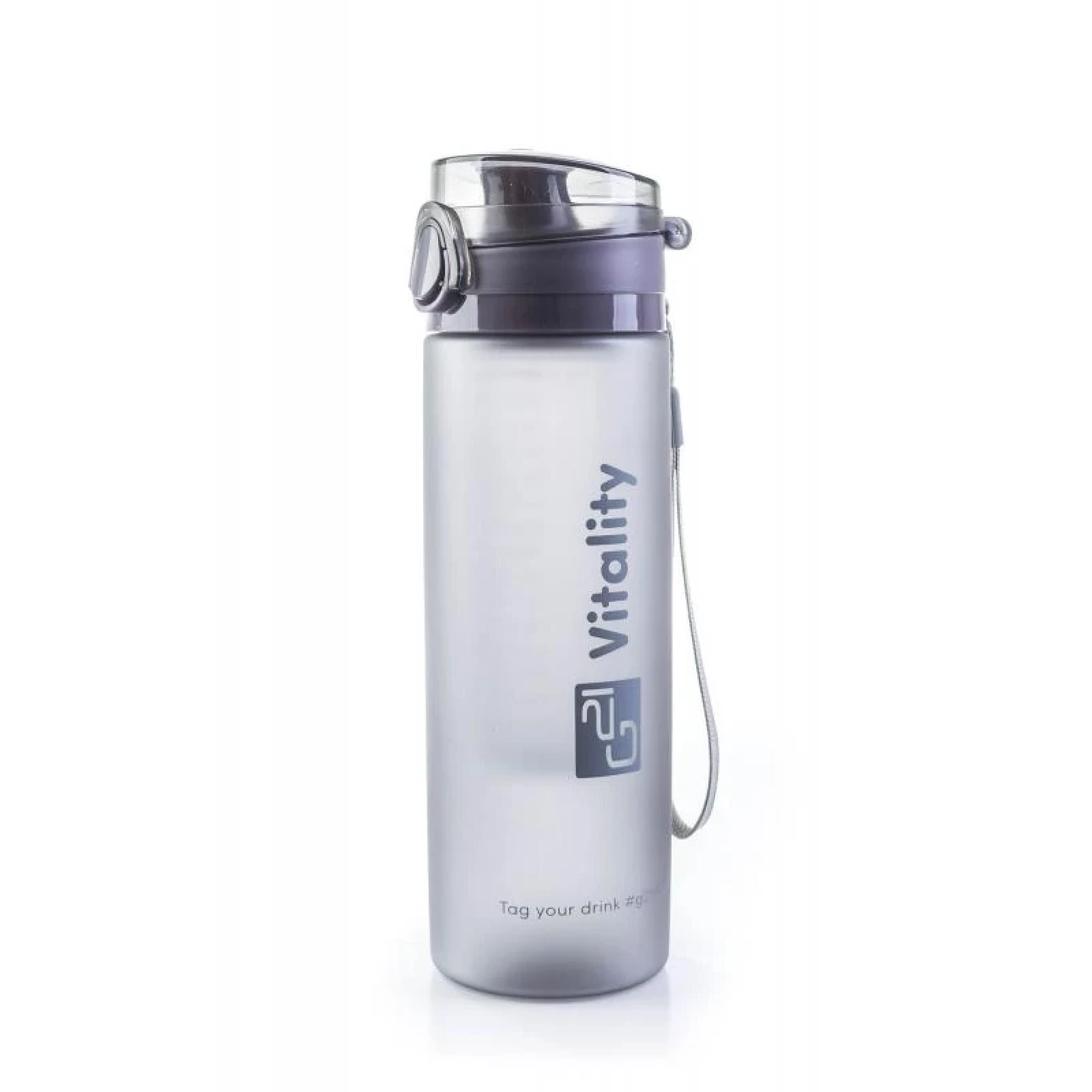 G21 Láhev na smoothie/juice, 600 ml, šedá-zmrzlá · záber 1
