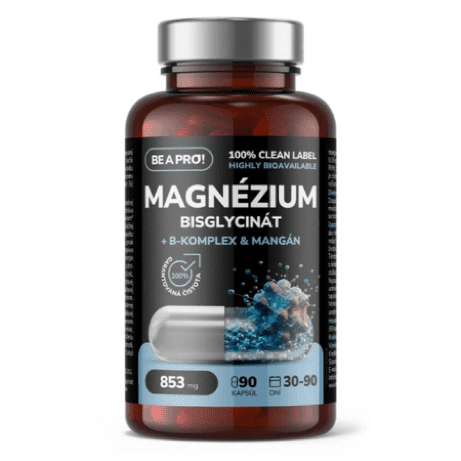 BE A PRO! Magnézium bisglycinát 90 kapsúl · záber 2