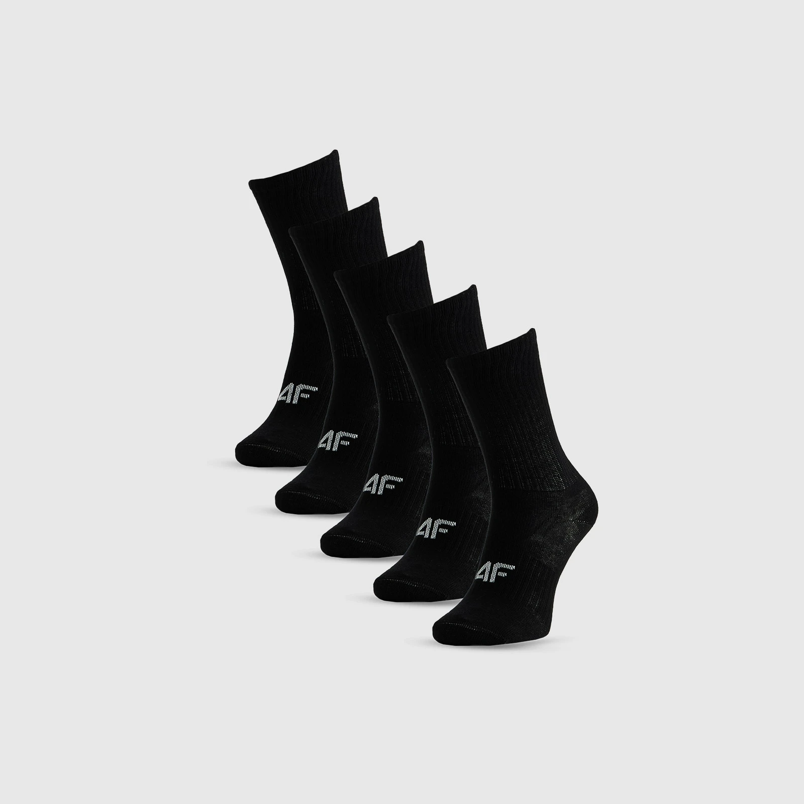 Dívčí dlouhé ponožky (5-pack) - černé · záber 1