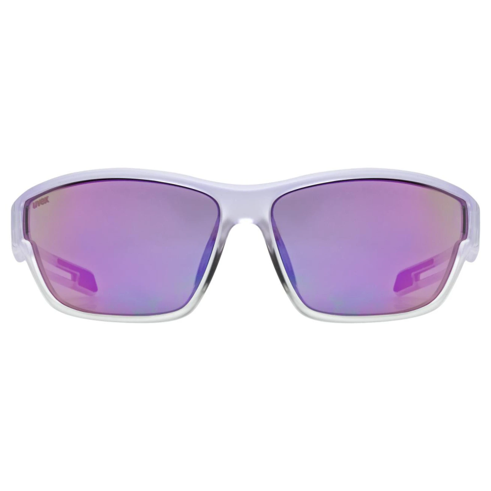 Cyklistické okuliare UVEX brýle Sportstyle 806 Purple Fade Mirror Purple · záber 3