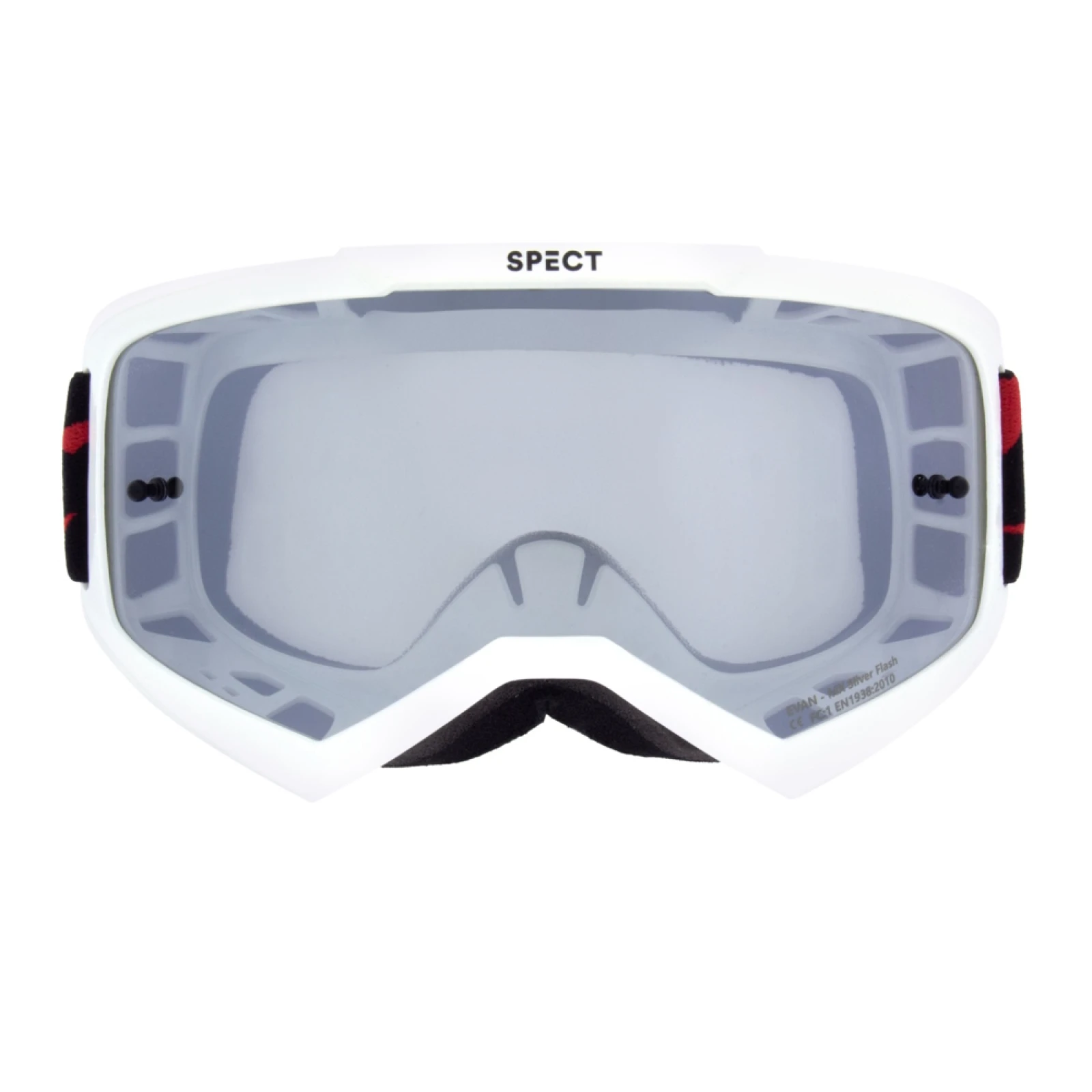RedBull Spect Spect Evan, bílé, plexi kouřové/stříbrné · záber 3