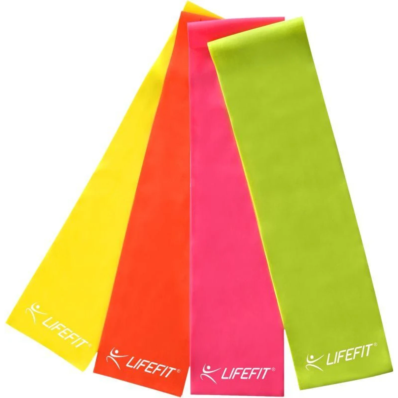 Lifefit Posilovací guma FLEXBAND 0.35, růžová · záber 1