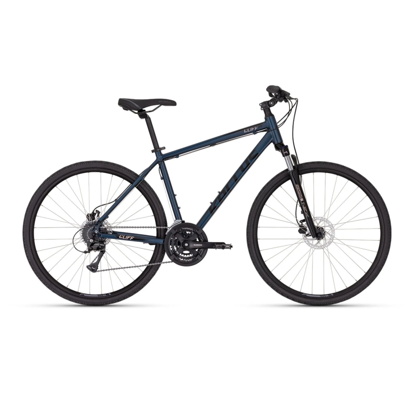 Kellys CLIFF 90 28" - model 2025 Thunderstorm Blue - L (21", 175-190 cm) - Veľkosť: 175-190, L, 28 | Farba: modrá · záber 1