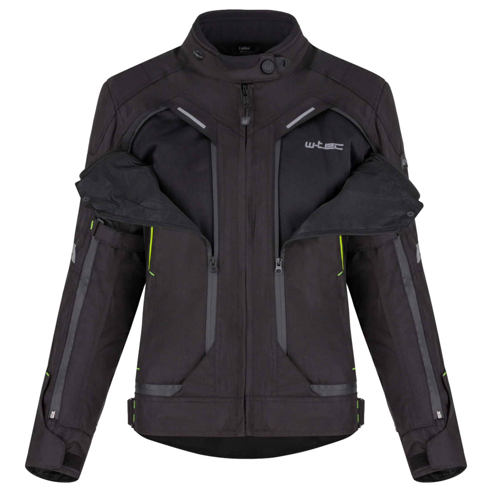 Dámska moto bunda W-TEC Progair Lady Farba čierna-fluo, · záber 1
