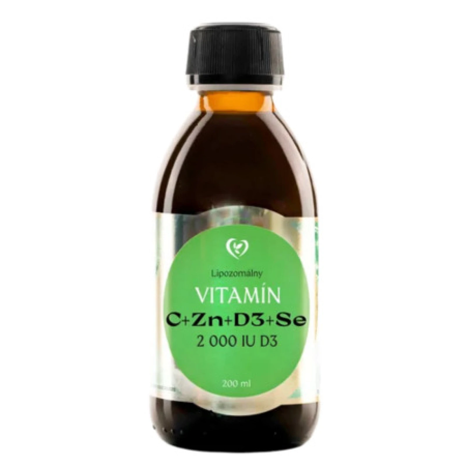 ZDRAVÝ SVET Lipozomálny vitamín C + Zn + D3 + Se 200 ml · záber 1