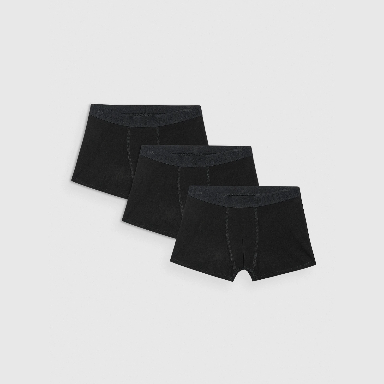 Boxerky (3-pack) chlapecké - černé · záber 1