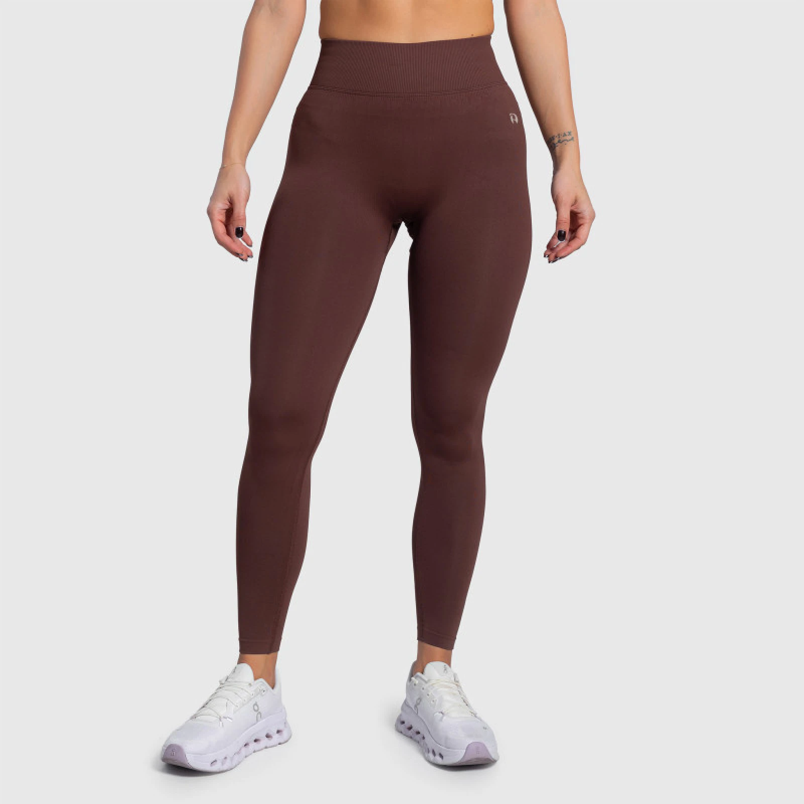 Dámske legíny Iron Aesthetics Ultimate, hnedé · záber 1