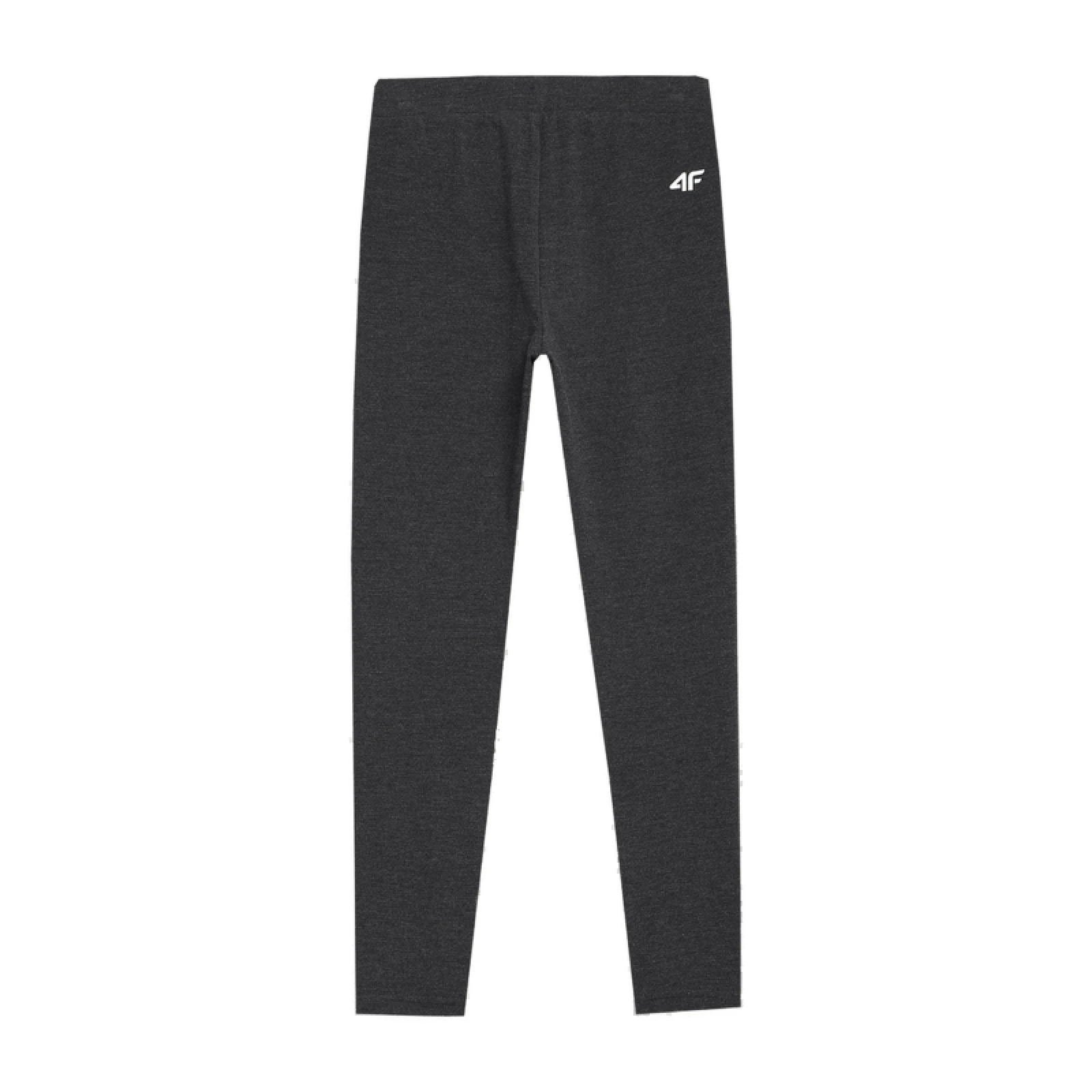 Dievčenské legíny 4F JUNIOR TIGHTS CAS F038-23M-DARK GREY MELANGE · záber 5