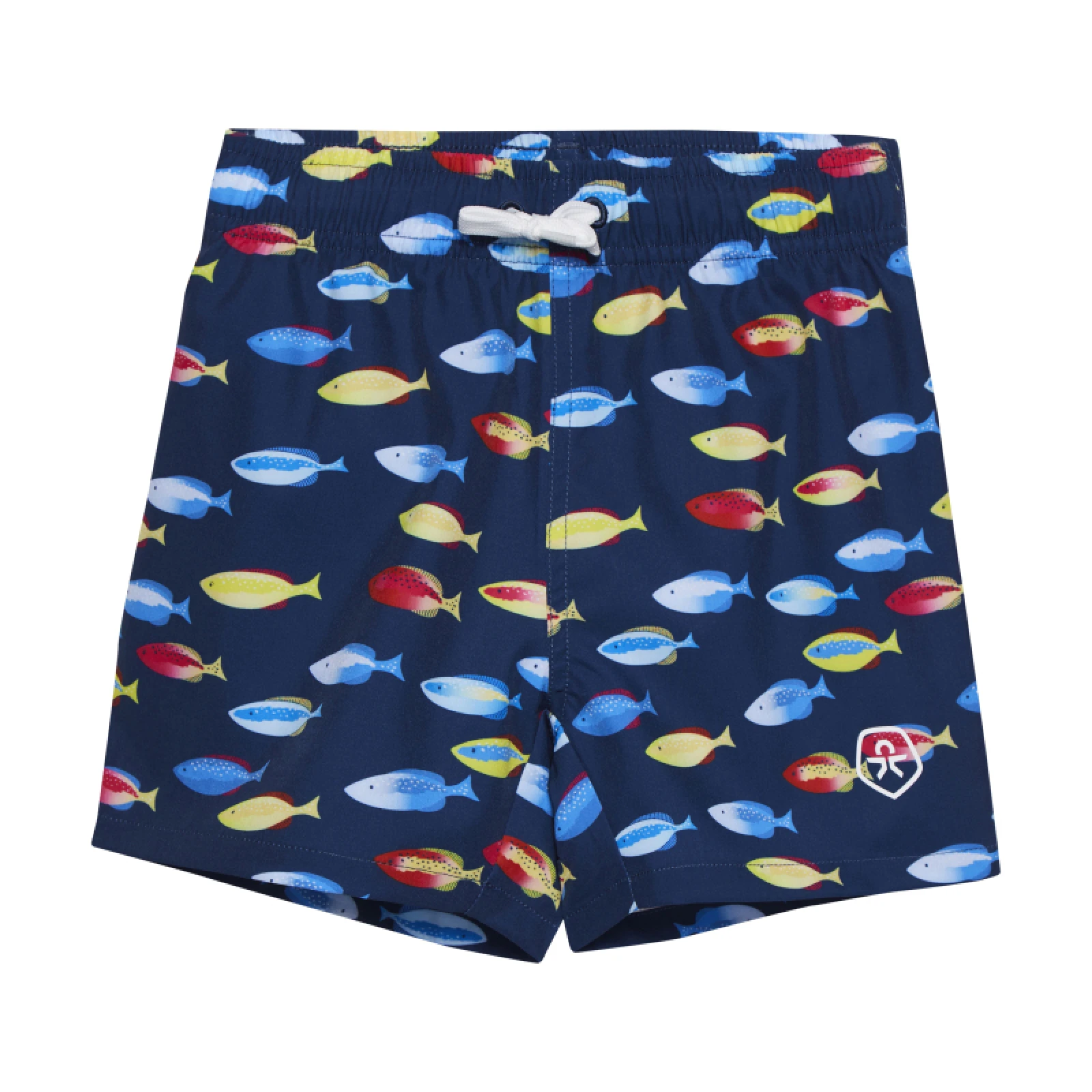 Chlapčenské plavky COLOR KIDS Swim Shorts - AOP, goji berry 720140.4552 · záber 2