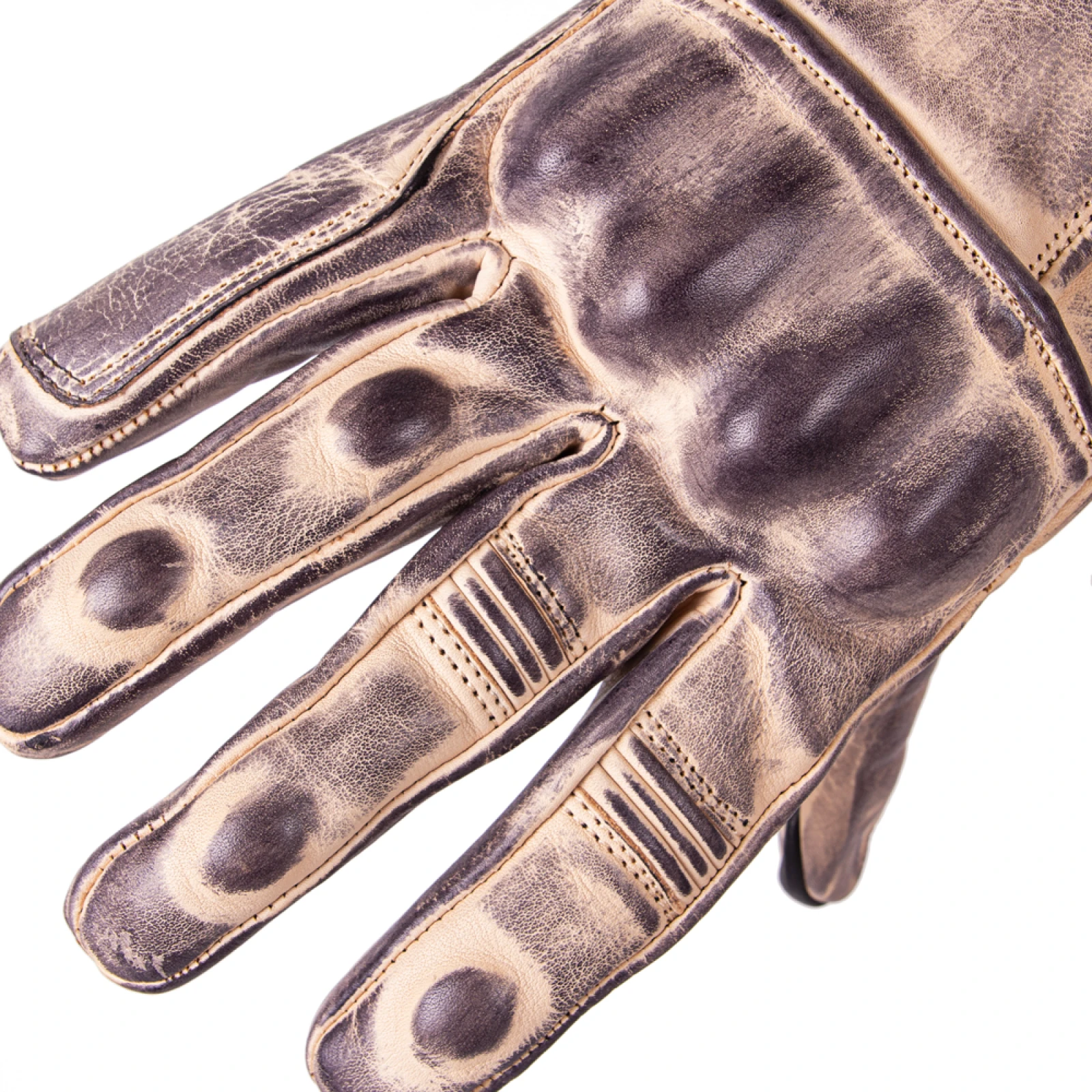 Moto rukavice W-TEC Bresco Farba béžová krémová, · záber 5