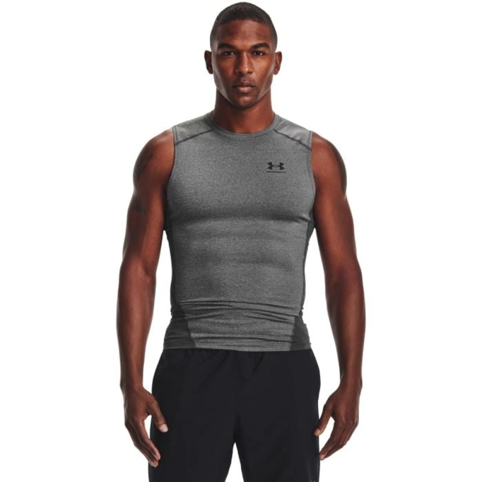 Under Armour Kompresné tielko HG Armour Comp SL Grey SS · záber 1