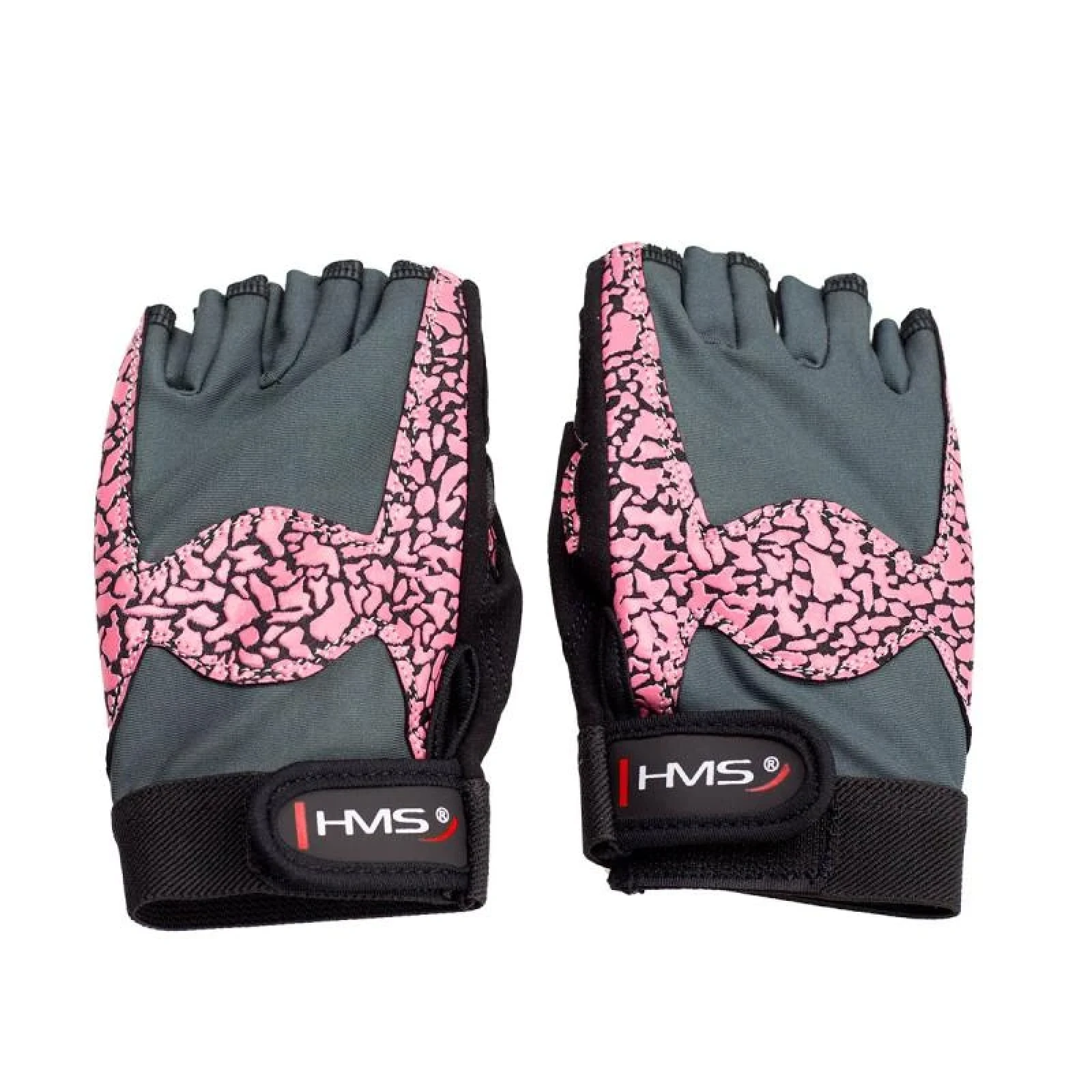 HMS Fitness rukavice RŮŽOVÉ RST03 - Velikost: S | Barva: Ružová · záber 1