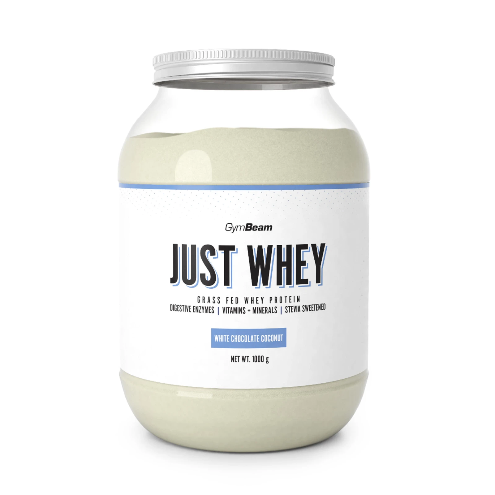 GymBeam Just Whey biela čokoláda kokos · záber 5