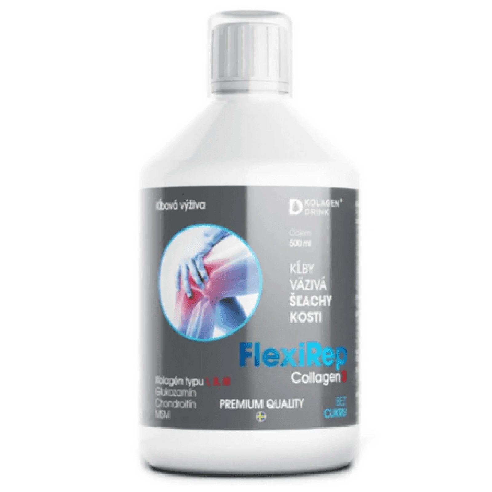 KOLAGENDRINK FlexiRep collagen 3 lesné ovocie 500 ml · záber 1