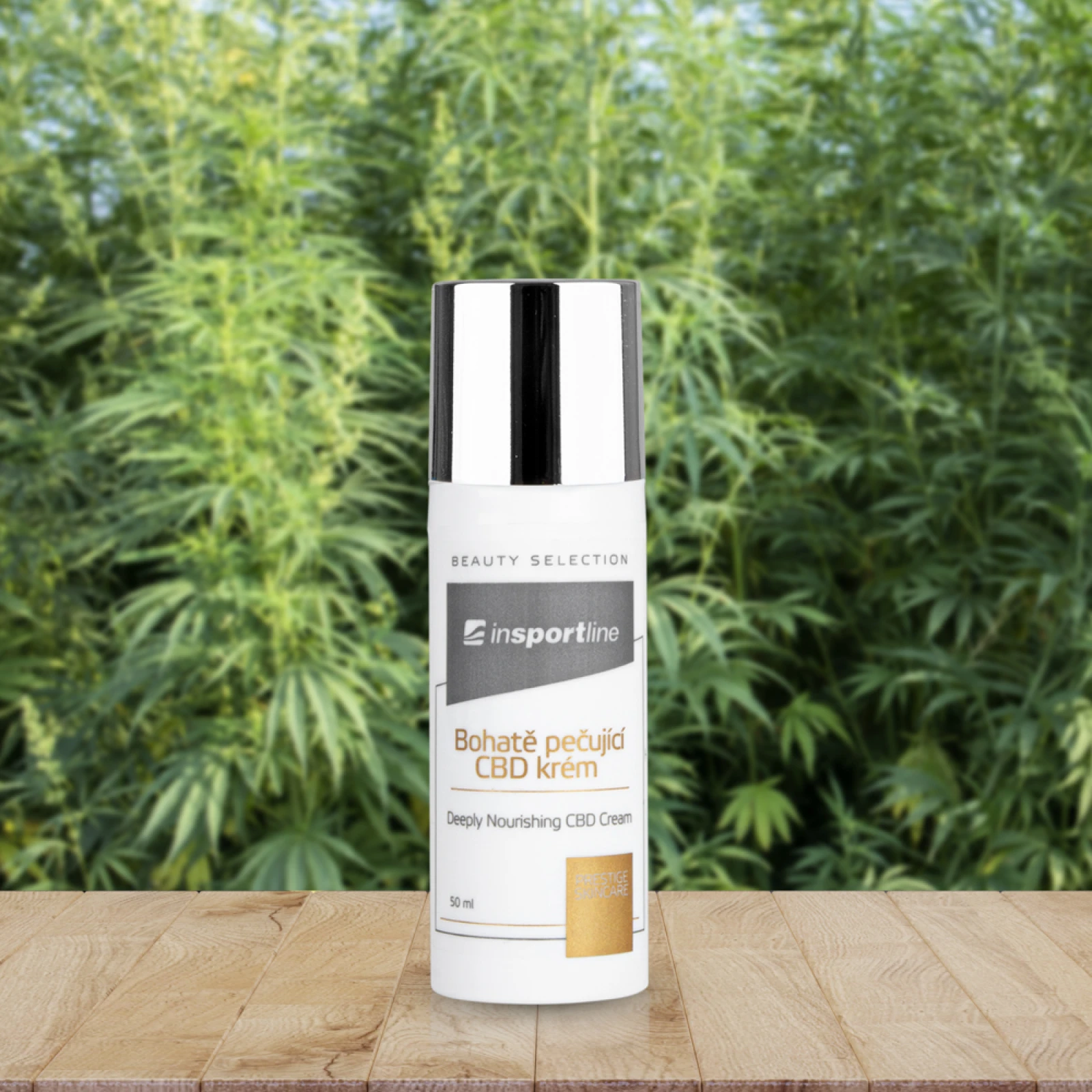 inSPORTline Intenzívne hydratačný CBD krém 50 ml · záber 4
