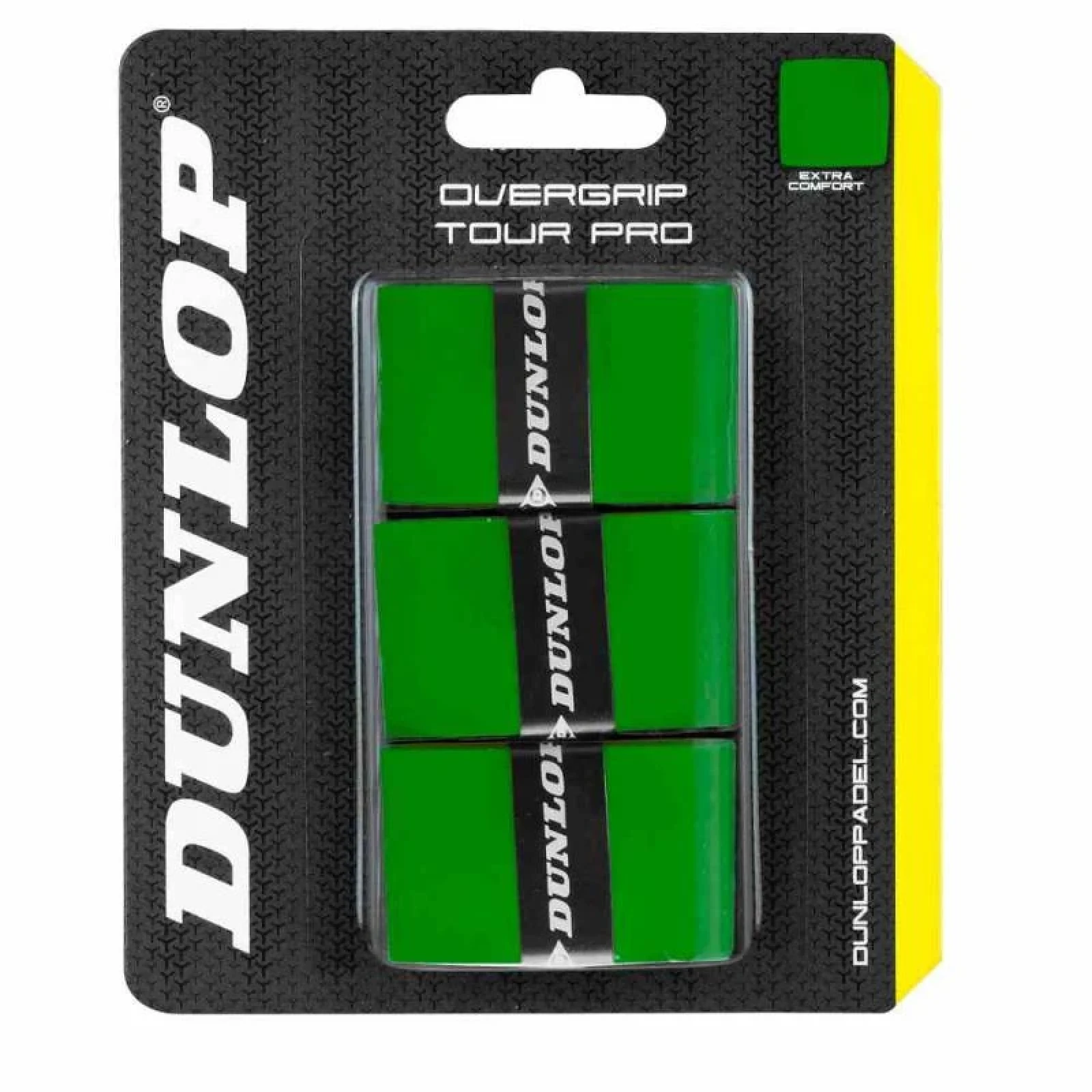 Padel omotávky DUNLOP PRO TOUR OverGrip zelený · záber 1
