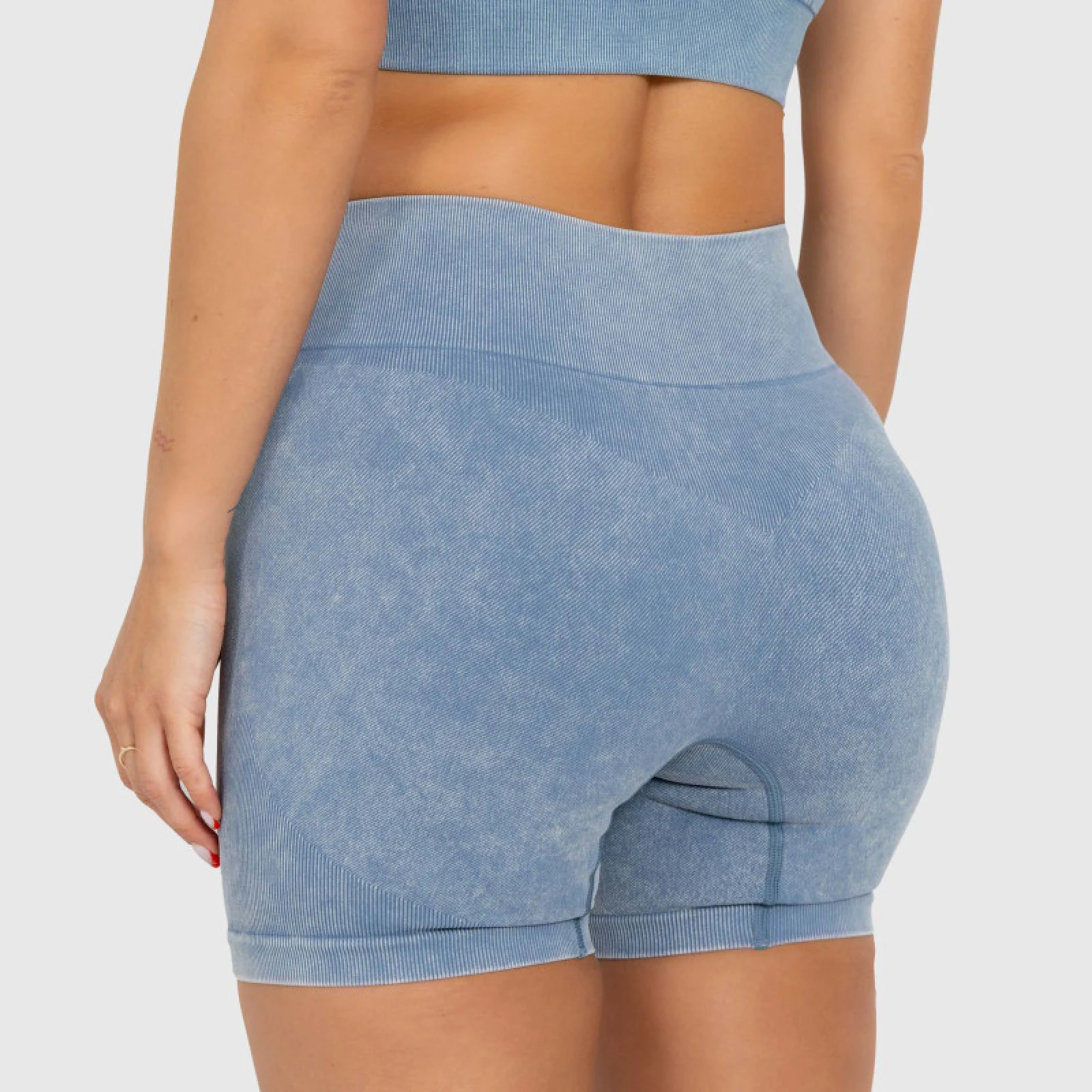 Dámske šortky Iron Aesthetics Faded, washed blue · záber 12