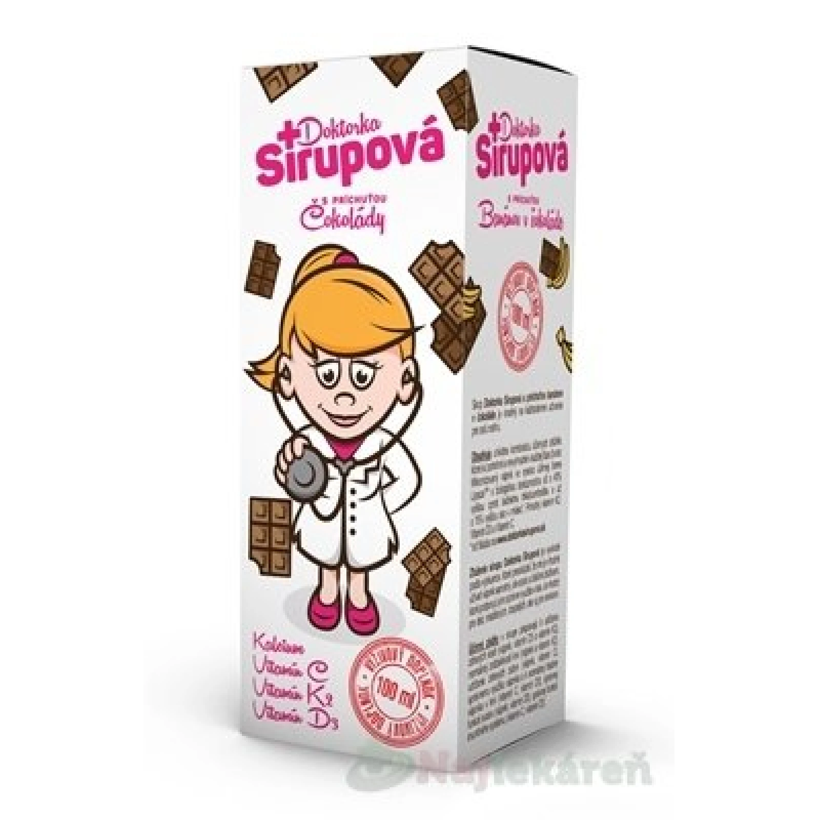 Doktorka Sirupová kalciový sirup 100ml · záber 1