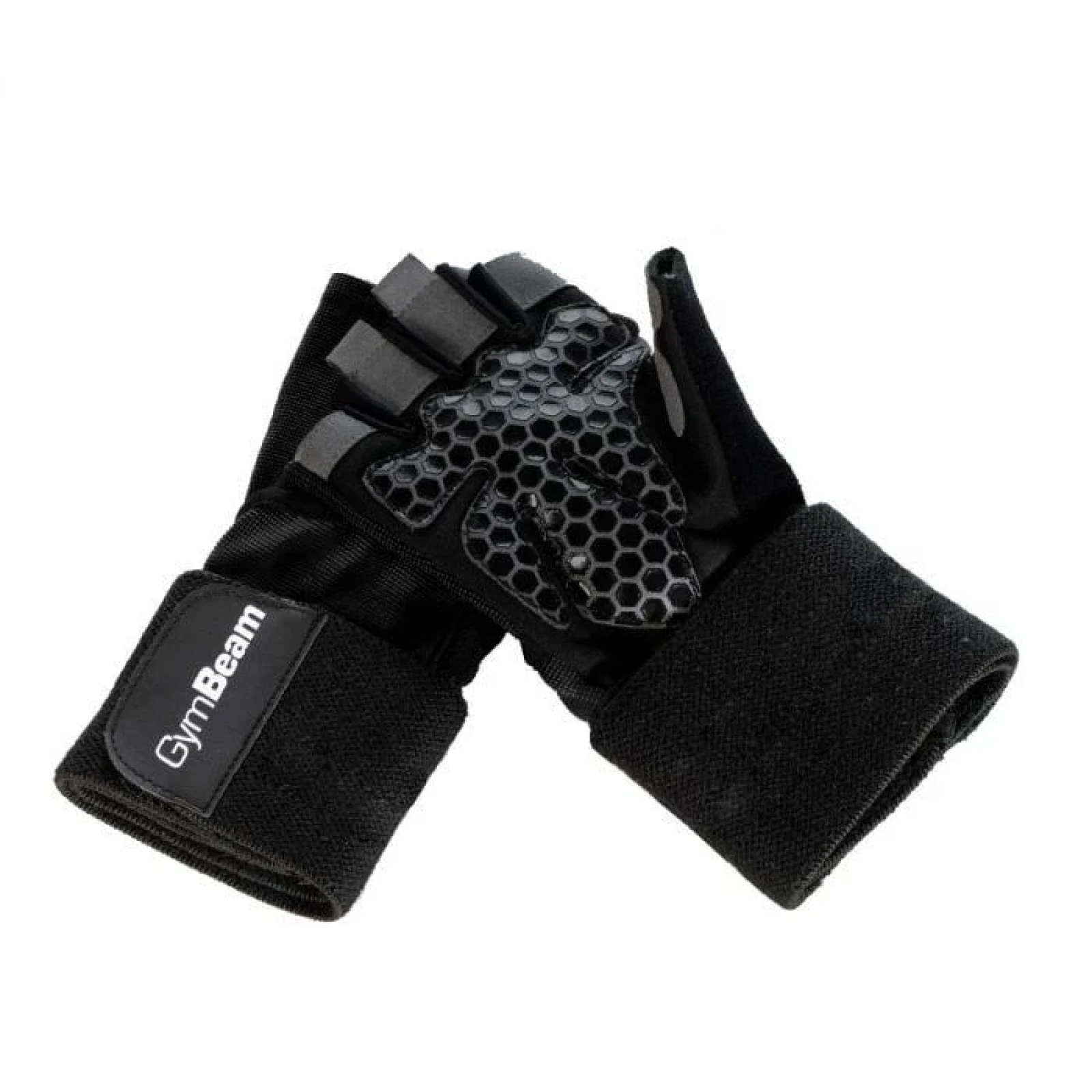 GymBeam Dámské fitness rukavice Guard black · záber 1