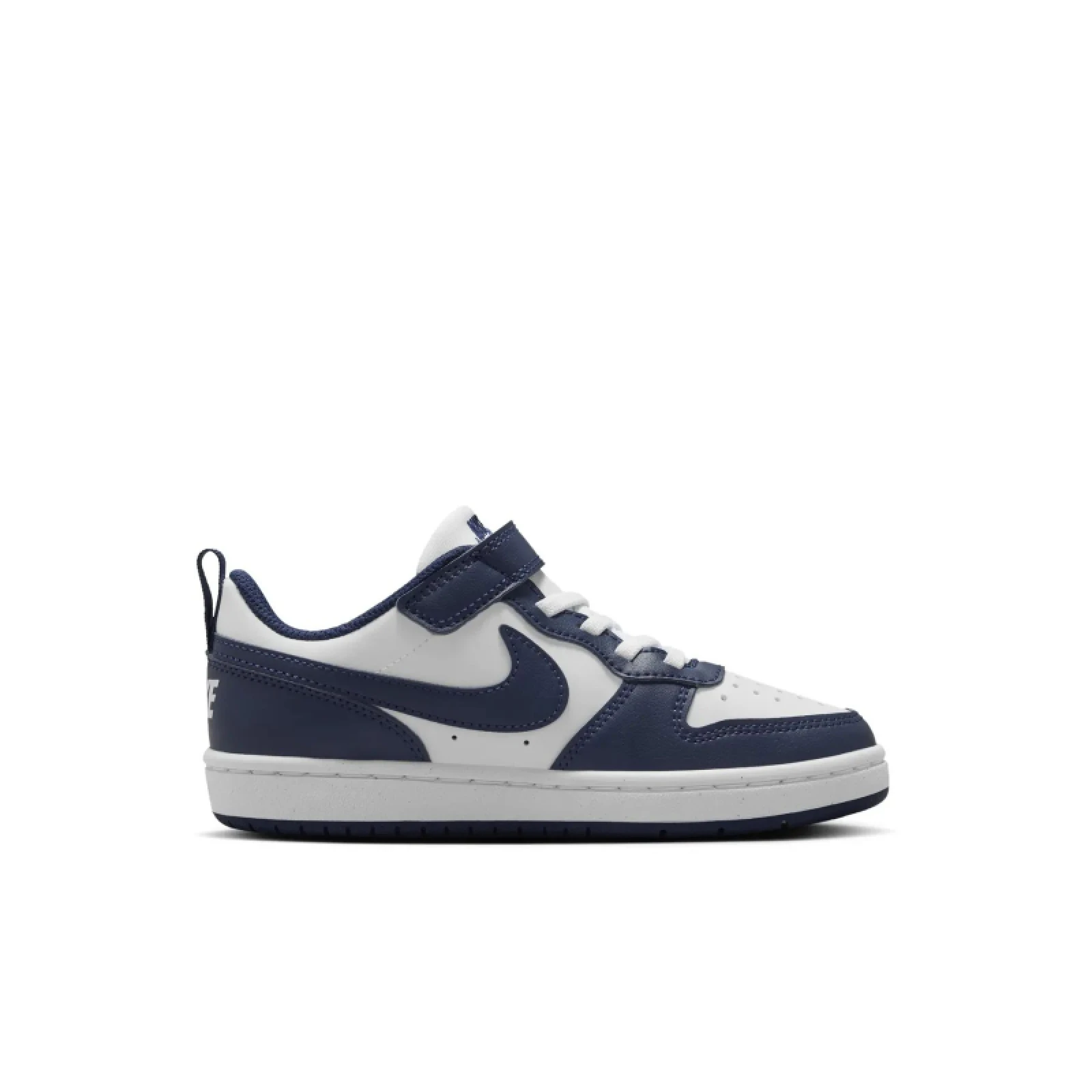 Chlapčenská rekreačná obuv NIKE Court Borough Low Next Nature K white midnight navy white · záber 4