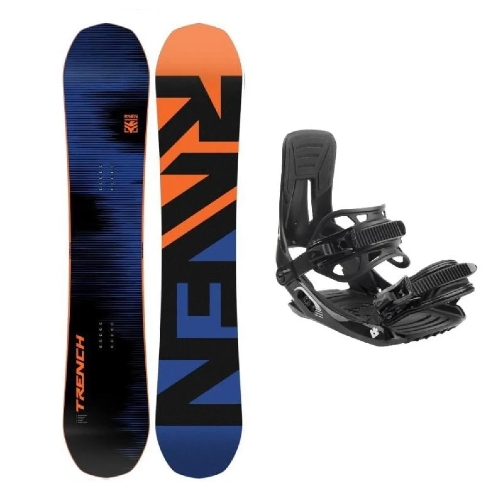 Raven Trench Carbon pánský snowboard + Hatchey Tactic snowboardové vázání · záber 1
