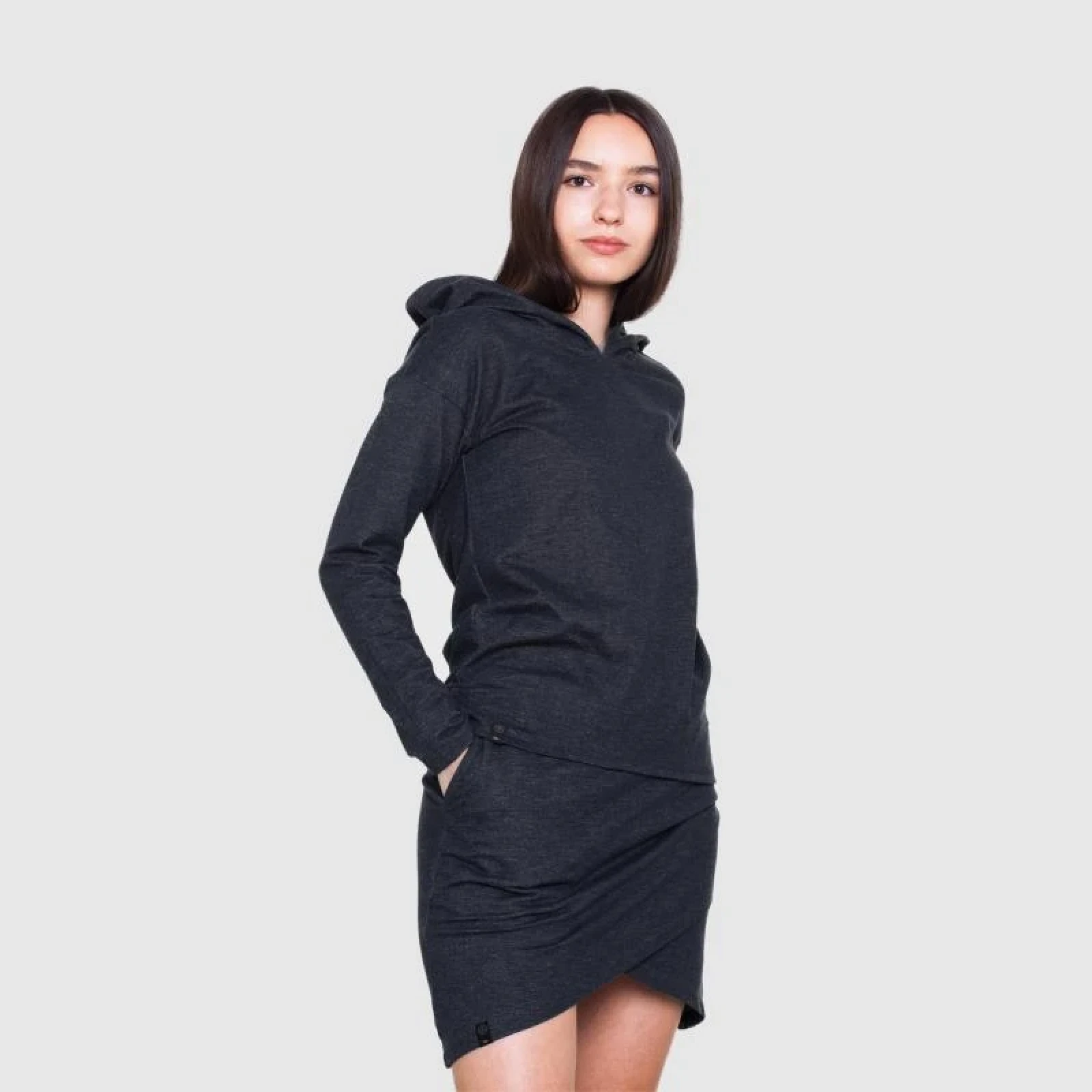 Woox Vidam Jeans sukně - Velikost: 36 | Barva: Čierna · záber 1