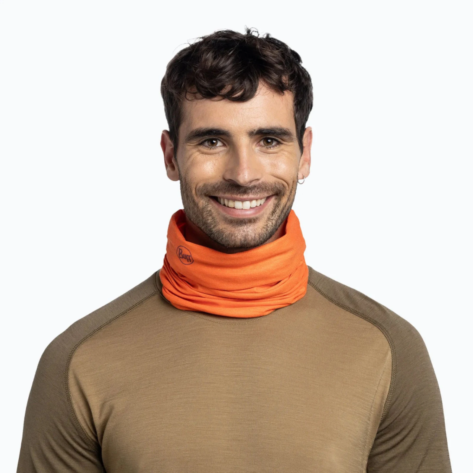 Multifunkčná šatka BUFF COOLNET UV SOLID POPPY · záber 4