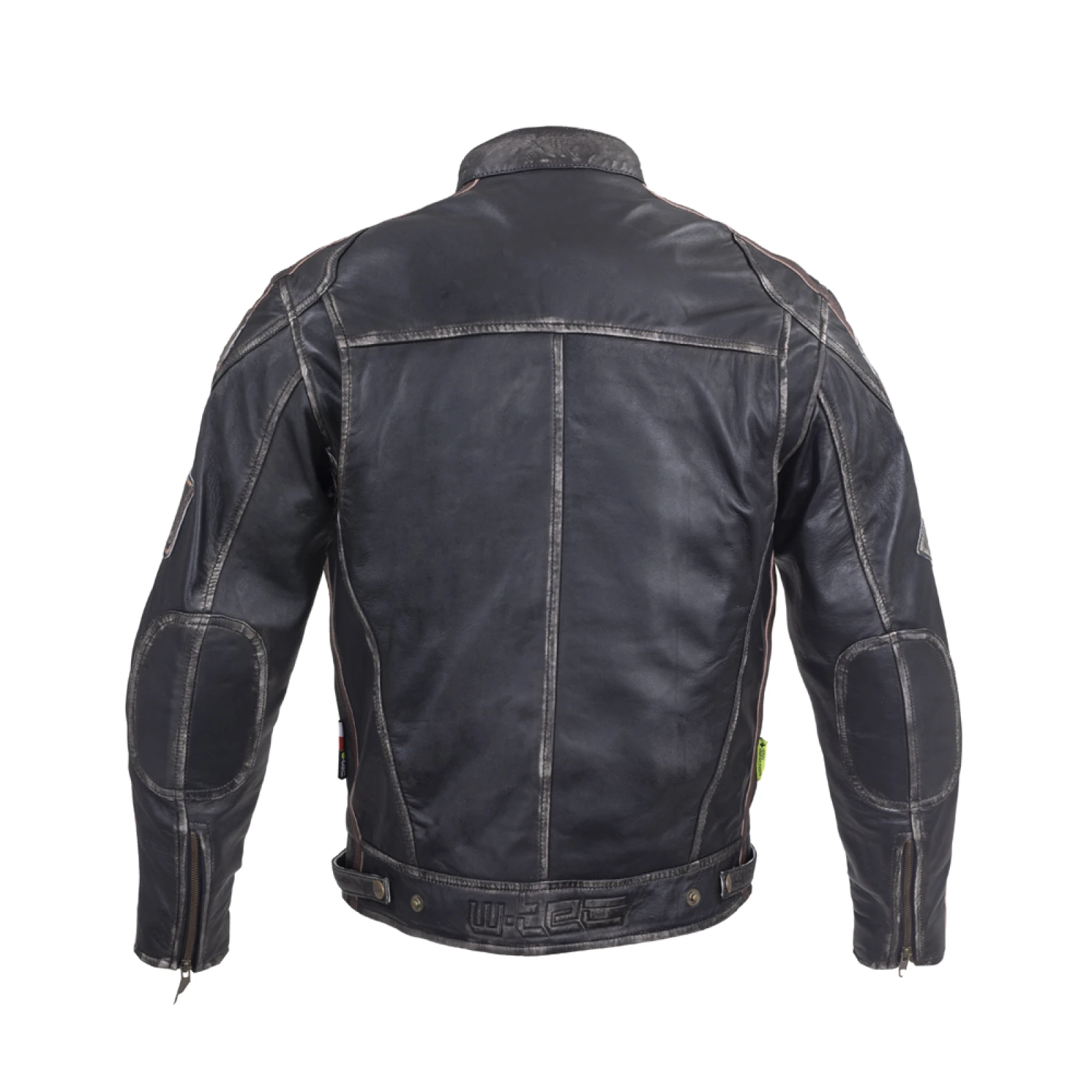 Pánska kožená moto bunda W-TEC Sheawen Vintage Farba čierna, · záber 3