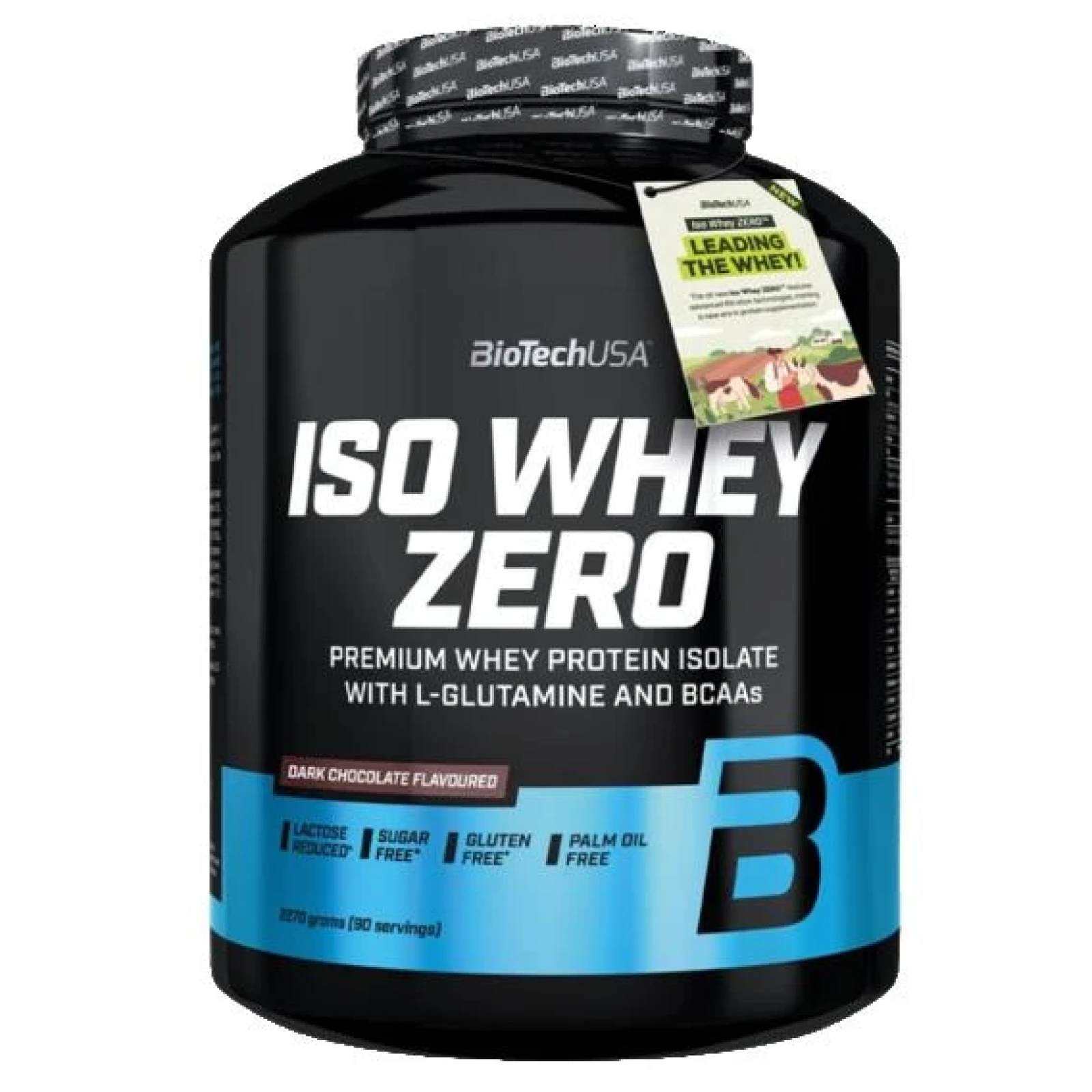 Biotech USA Iso Whey Zero 908g - Barva: Vícebarevná | Příchuť: Citrónový cheesecake · záber 1