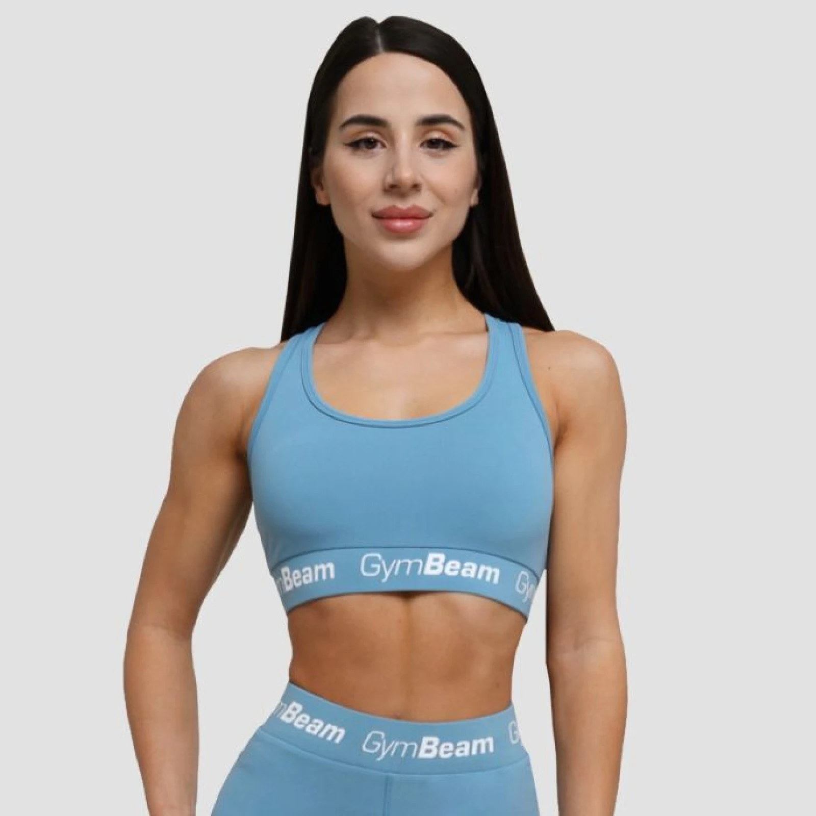 Спортен сутиен Simple Steel Grey - GymBeam - Размер: L | Тегло: 0,08 g | Опаковка: 100 · záber 1