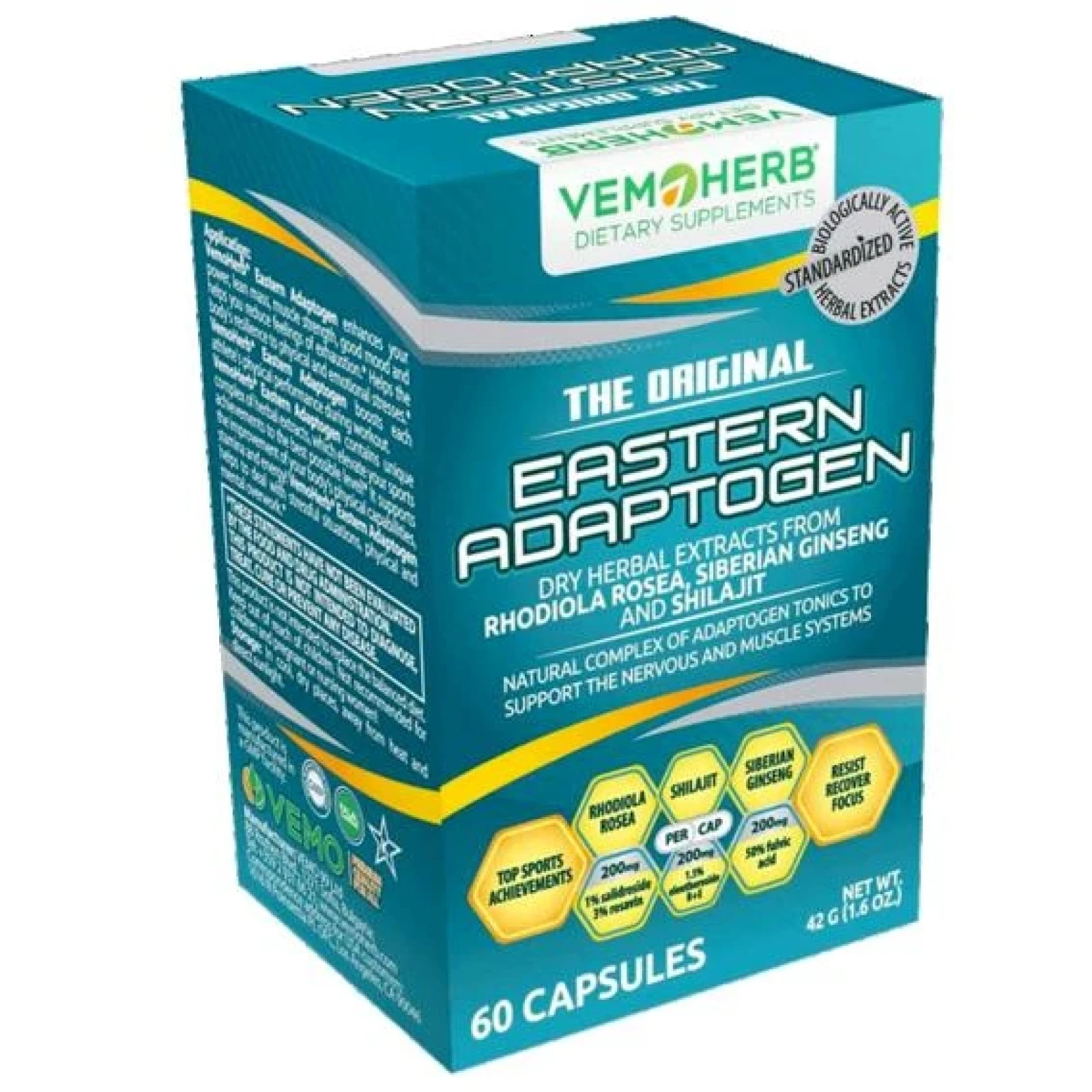 Vemoherb Eastern Adaptogen 60 kapslí · záber 1