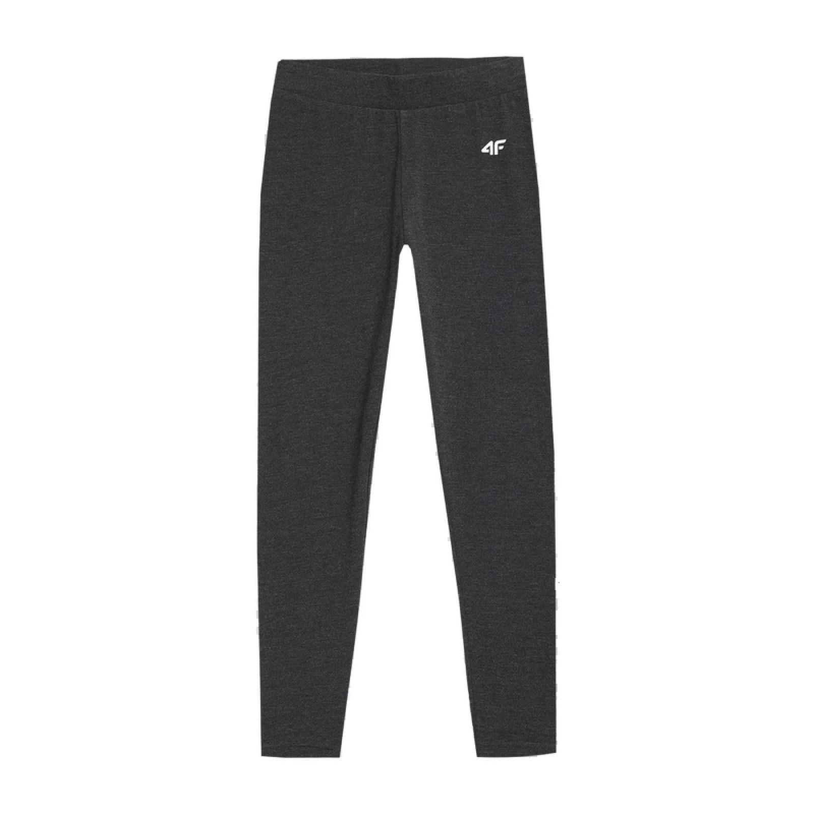 Dievčenské legíny 4F JUNIOR TIGHTS CAS F038-23M-DARK GREY MELANGE · záber 4